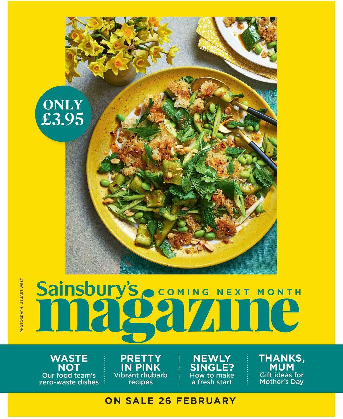 Sainsbury's Magazine February Offers from 1 February