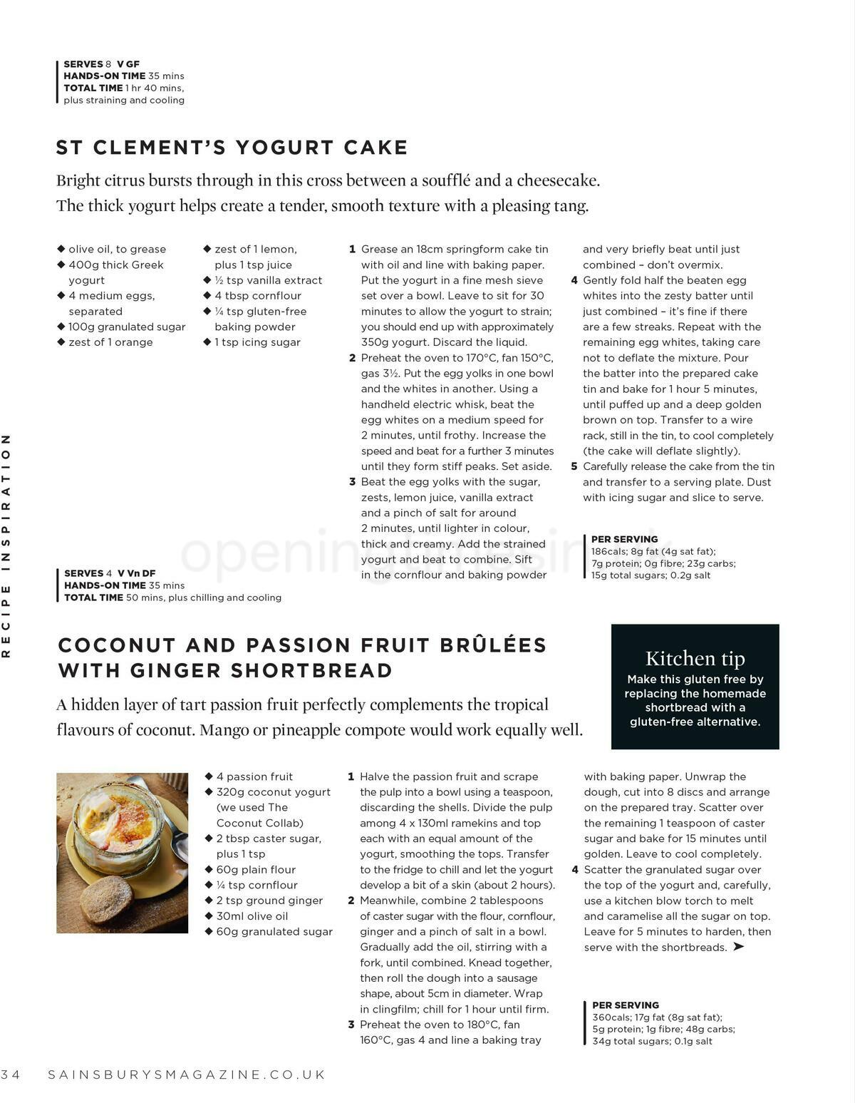 Sainsbury's Magazine February Offers from 1 February