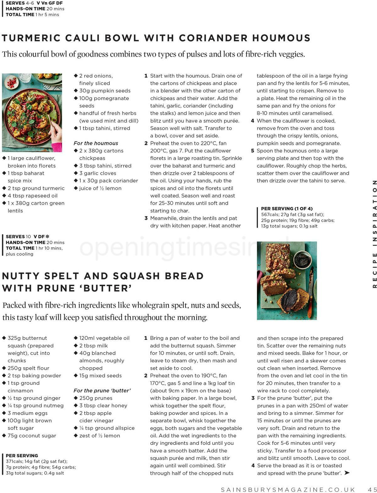 Sainsbury's Magazine February Offers from 1 February