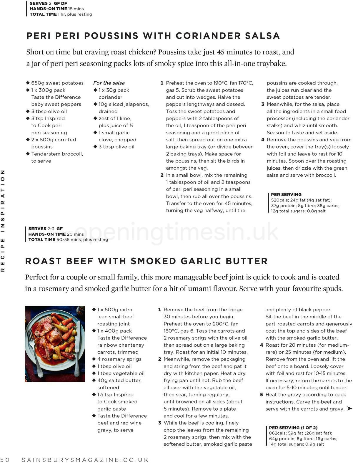 Sainsbury's Magazine February Offers from 1 February