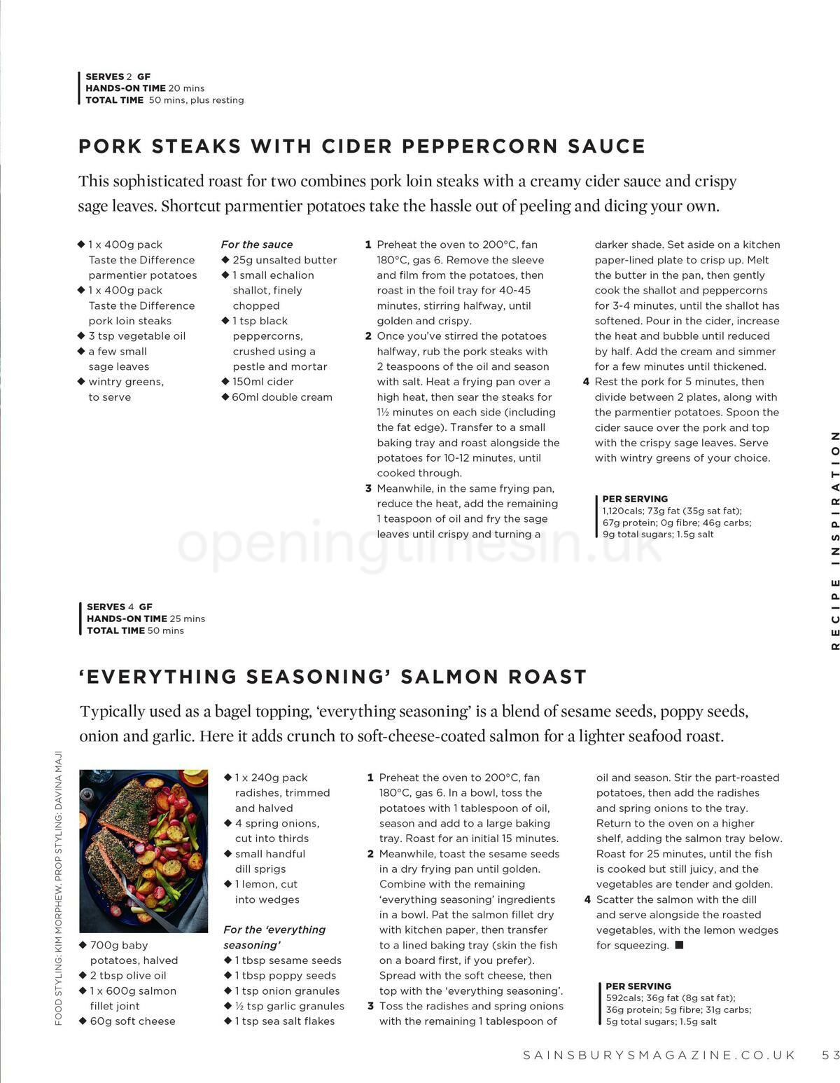 Sainsbury's Magazine February Offers from 1 February