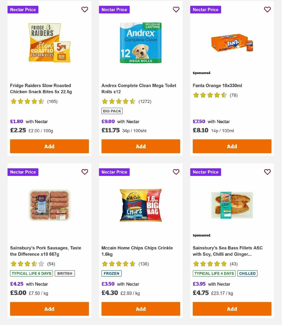 Sainsbury's Offers from 7 February