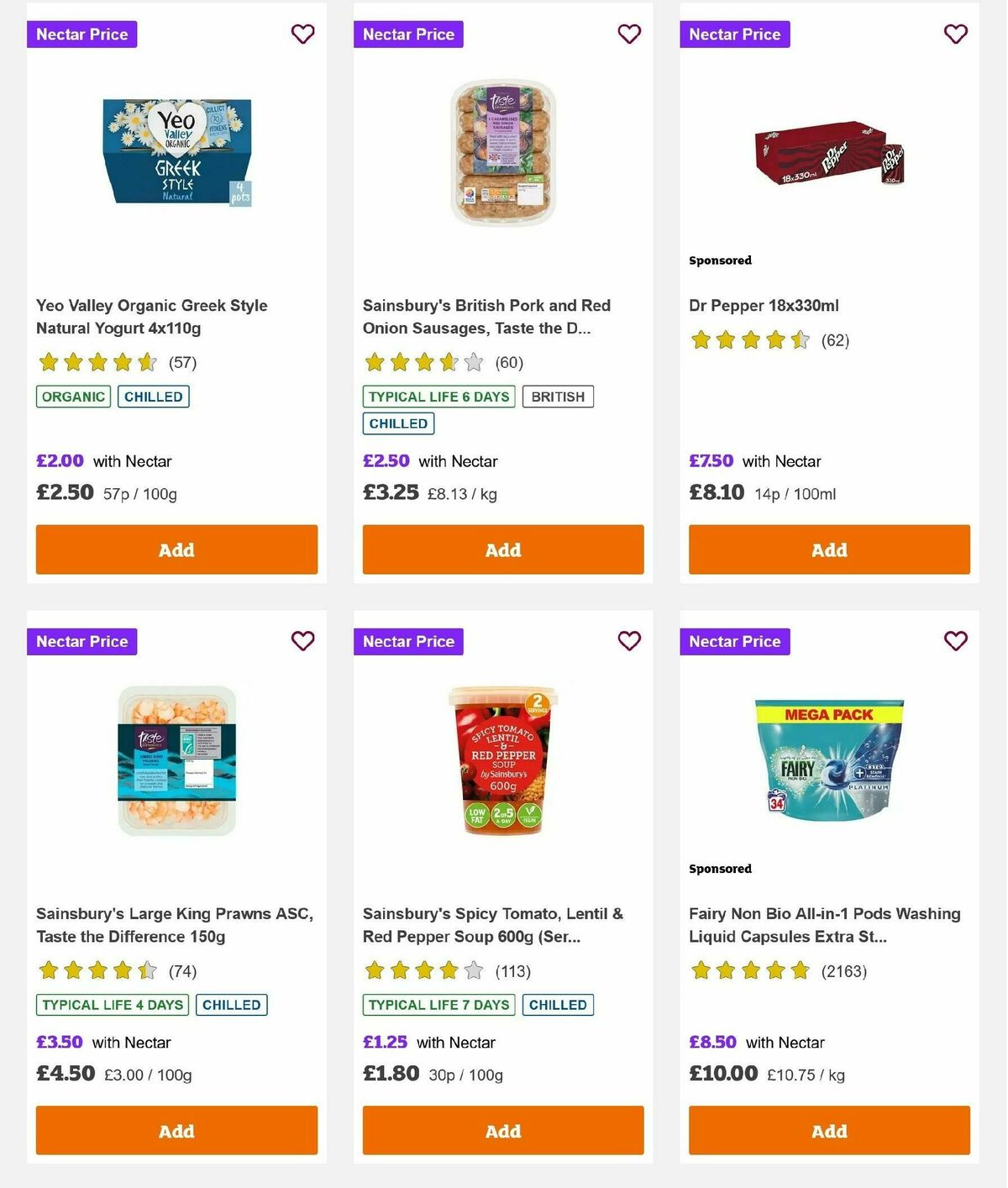 Sainsbury's Offers from 7 February