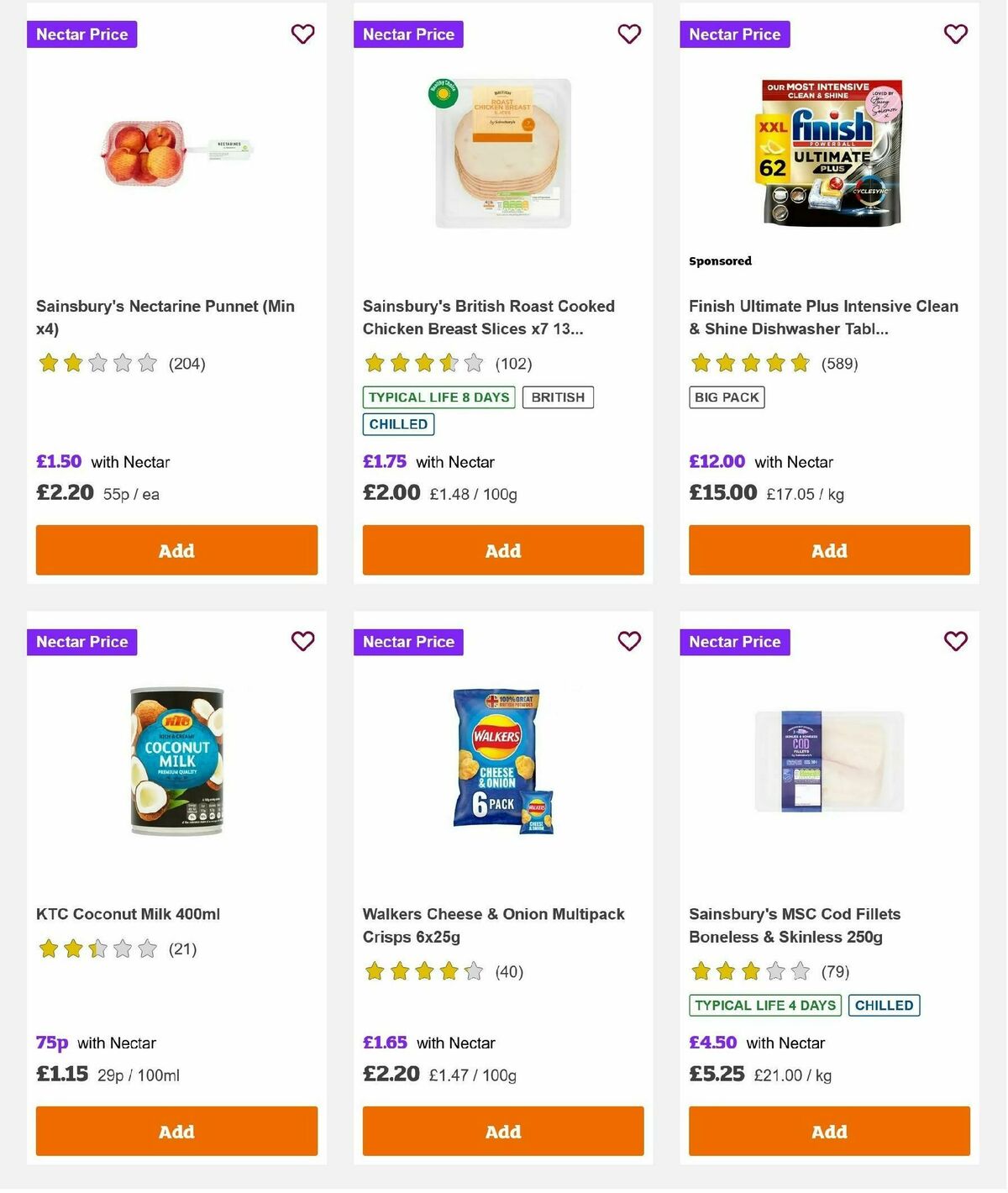 Sainsbury's Offers from 7 February