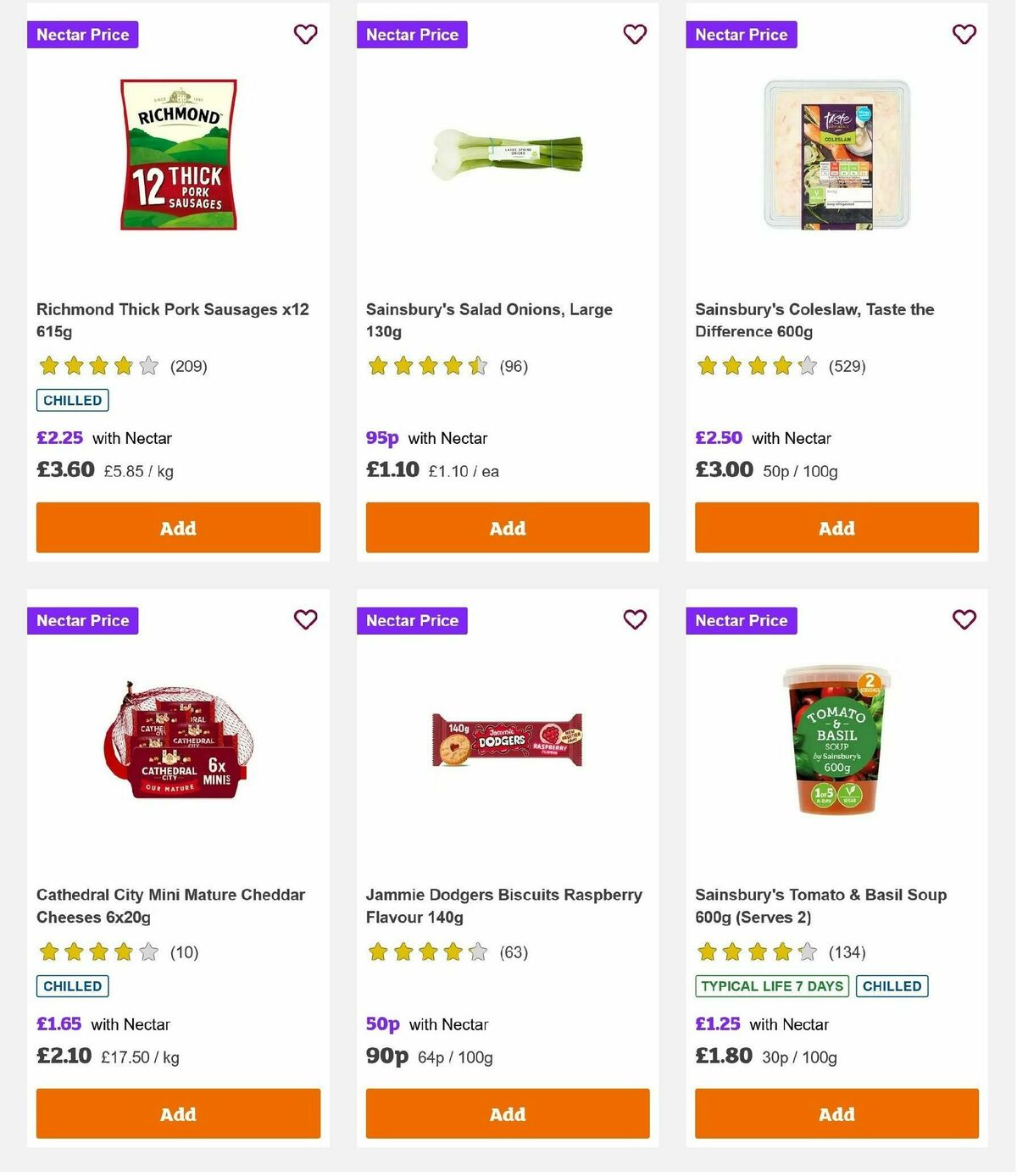 Sainsbury's Offers from 7 February