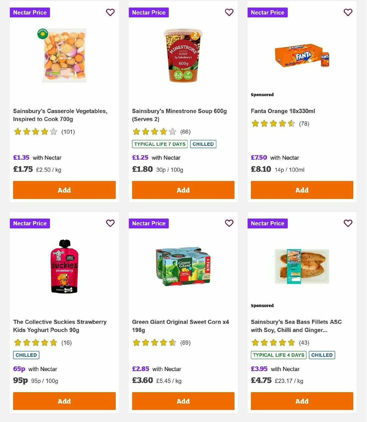 Sainsbury's Offers from 7 February