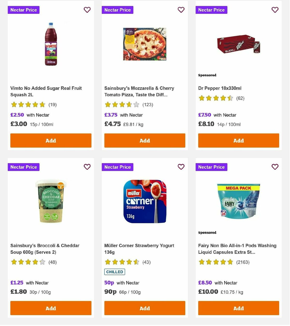 Sainsbury's Offers from 7 February