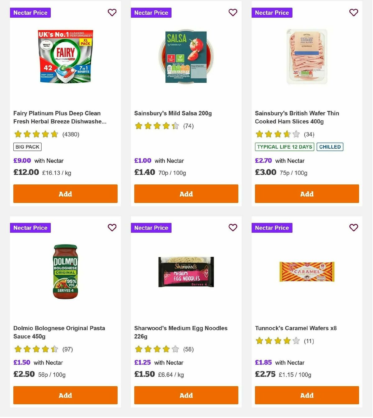 Sainsbury's Offers from 7 February