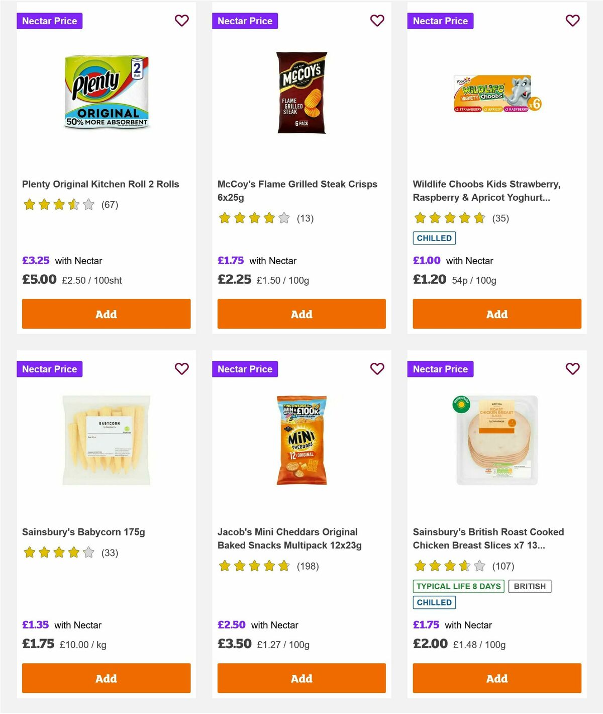 Sainsbury's Offers from 20 February