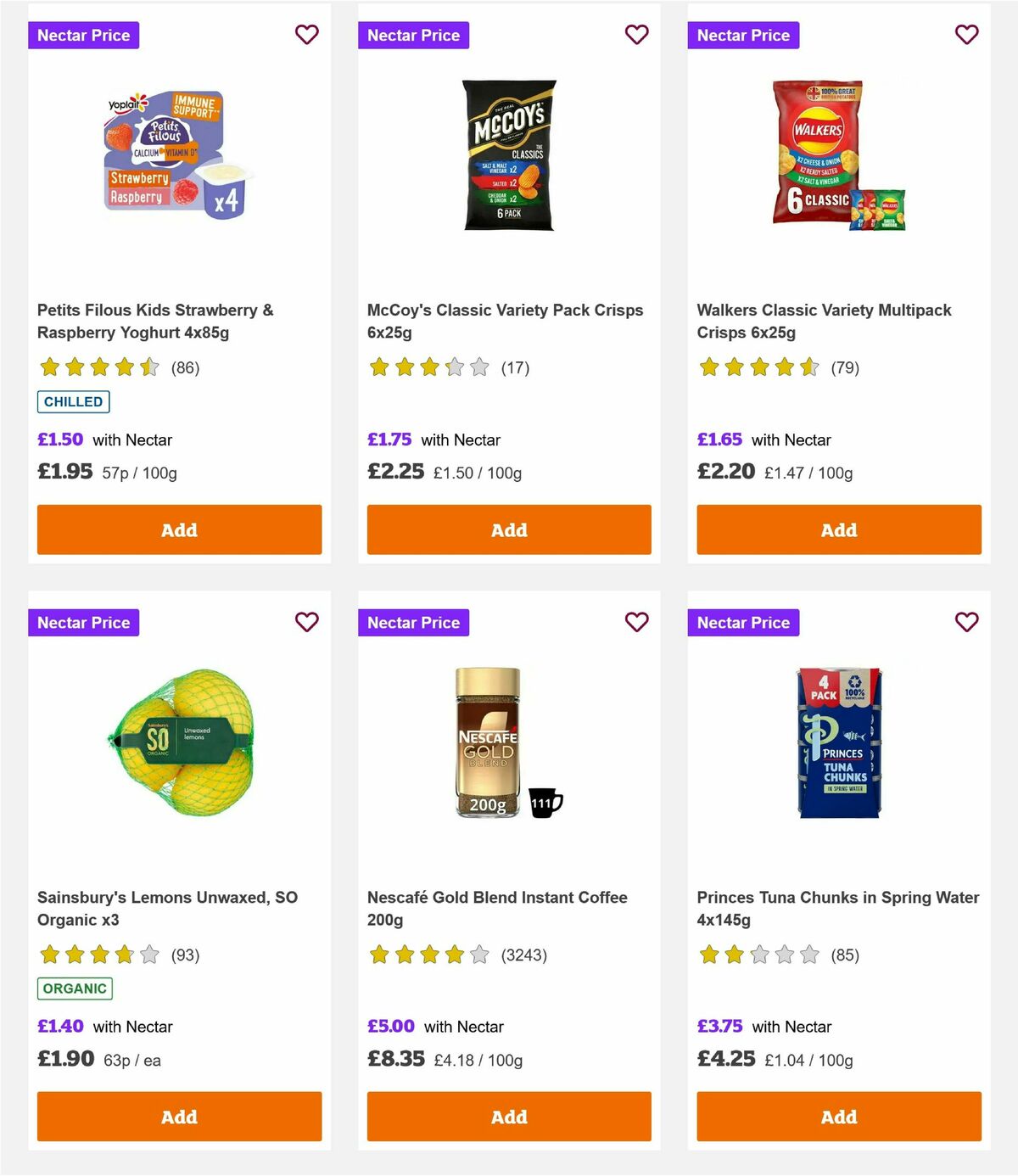 Sainsbury's Offers from 20 February