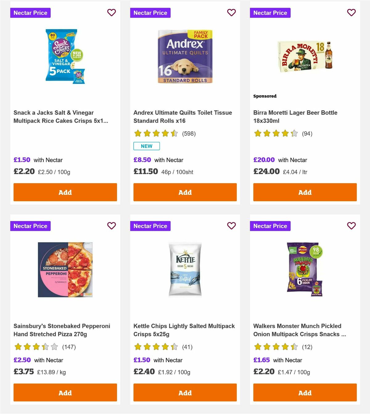 Sainsbury's Offers from 20 February