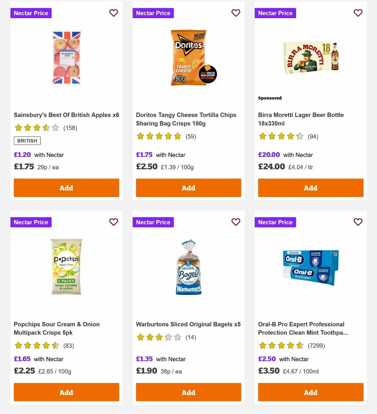 Sainsbury's Offers from 20 February