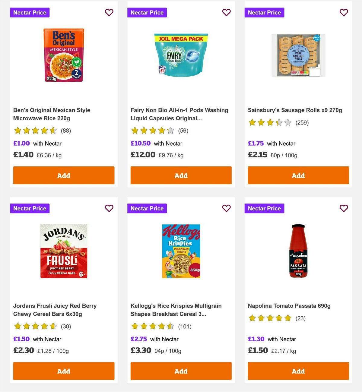Sainsbury's Offers from 20 February