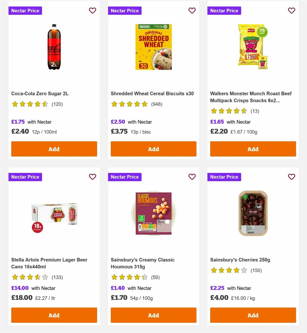 Sainsbury's Offers from 20 February