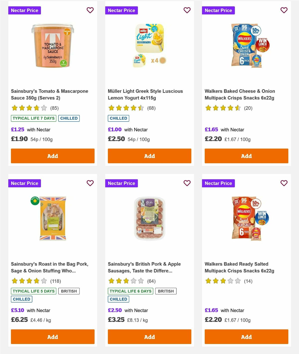 Sainsbury's Offers from 7 March