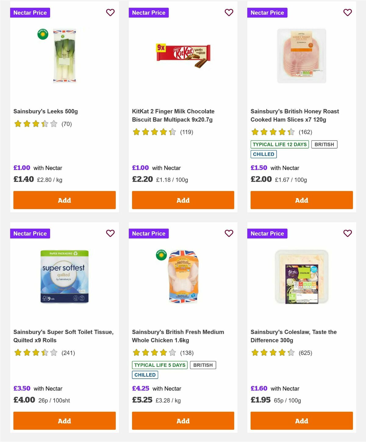Sainsbury's Offers from 7 March