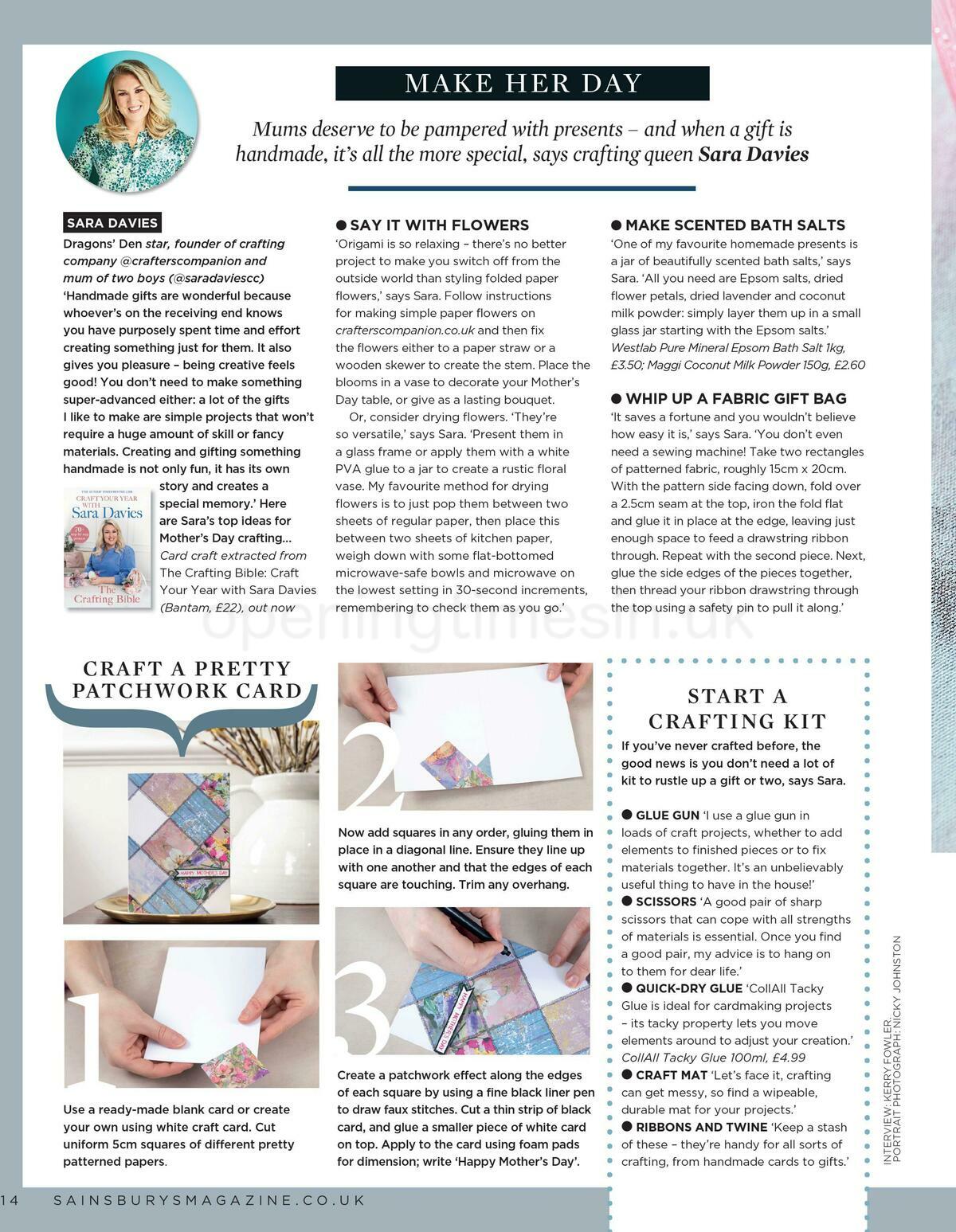 Sainsbury's Magazine March Offers from 10 March