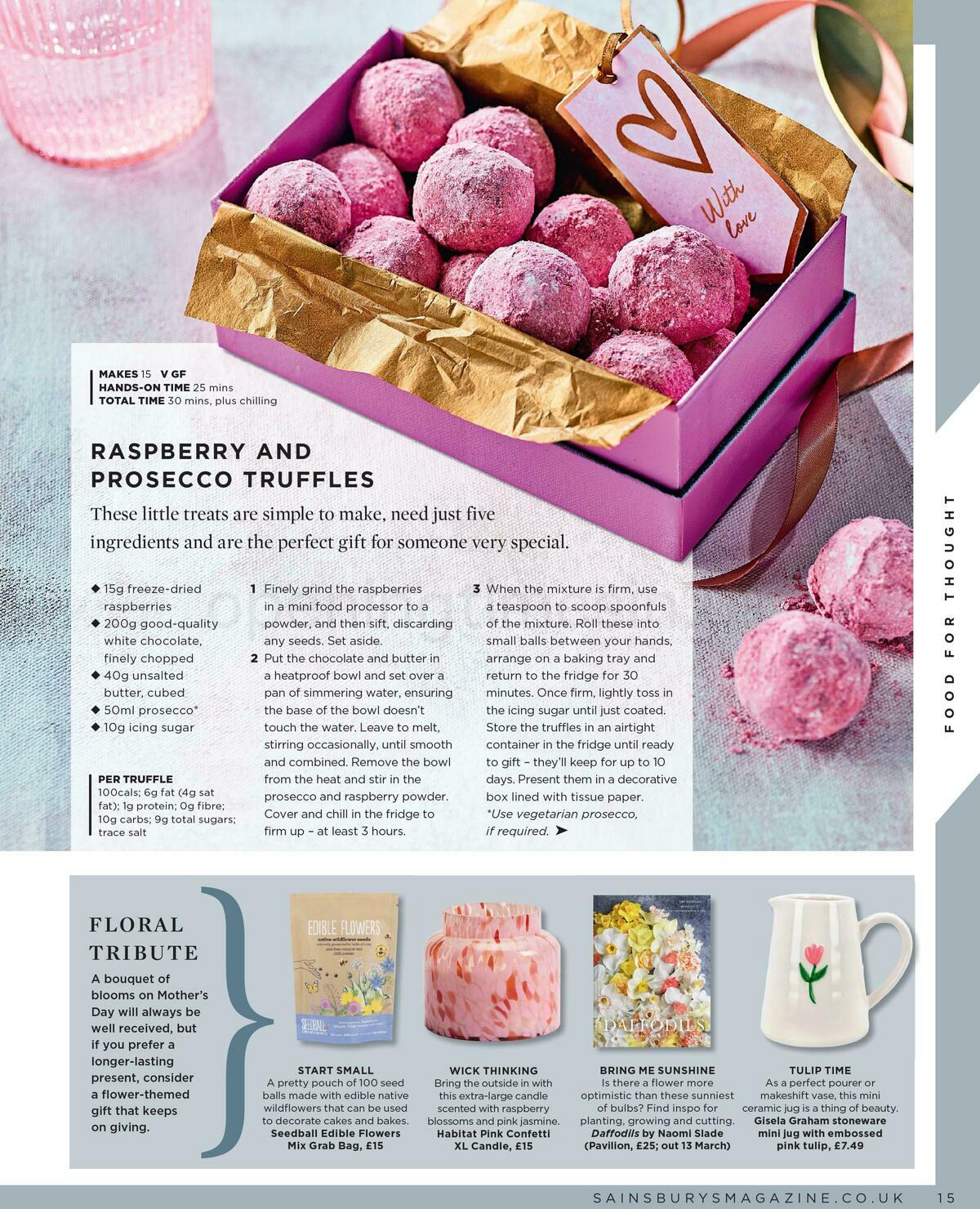 Sainsbury's Magazine March Offers from 10 March