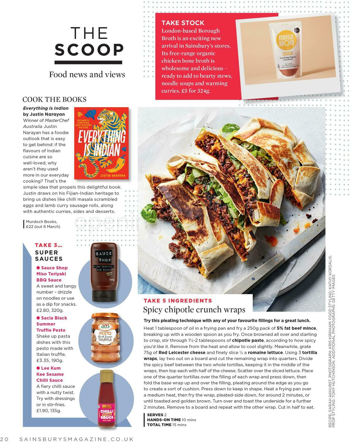 Sainsbury's Magazine March Offers from 10 March