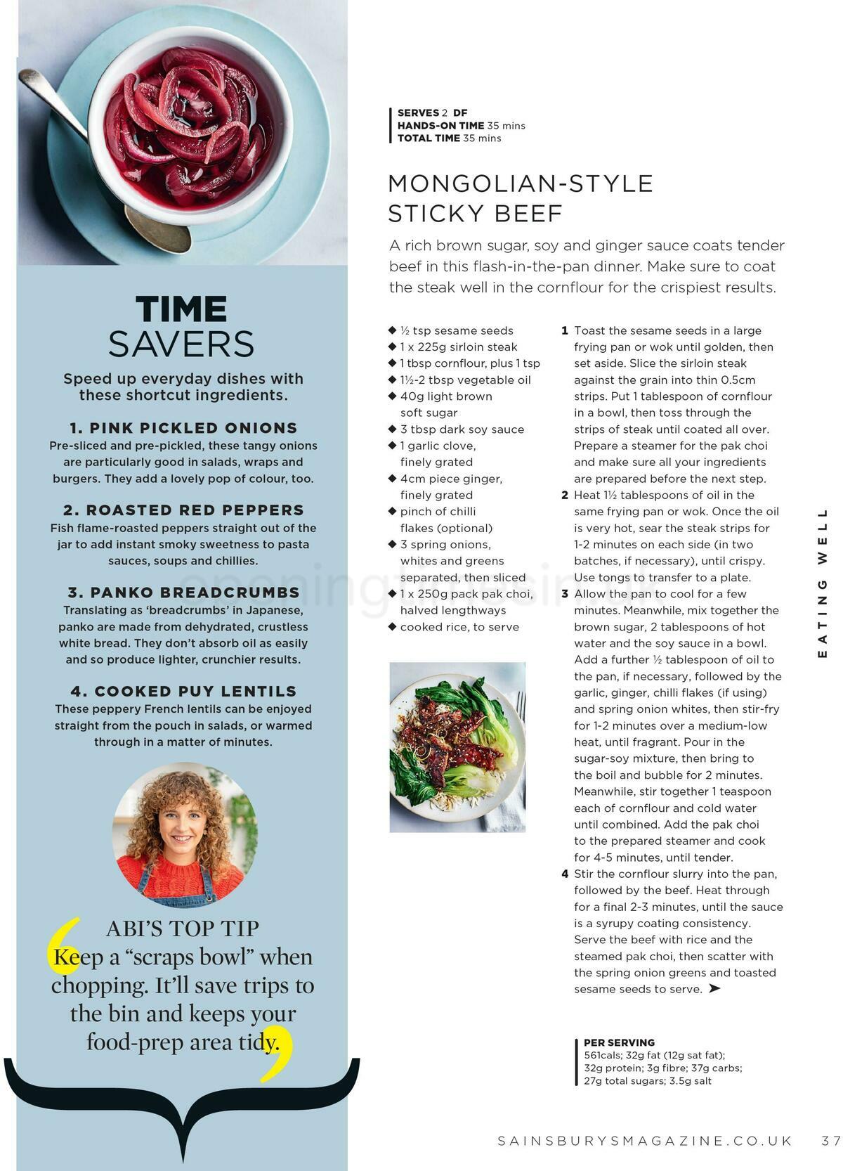 Sainsbury's Magazine March Offers from 10 March