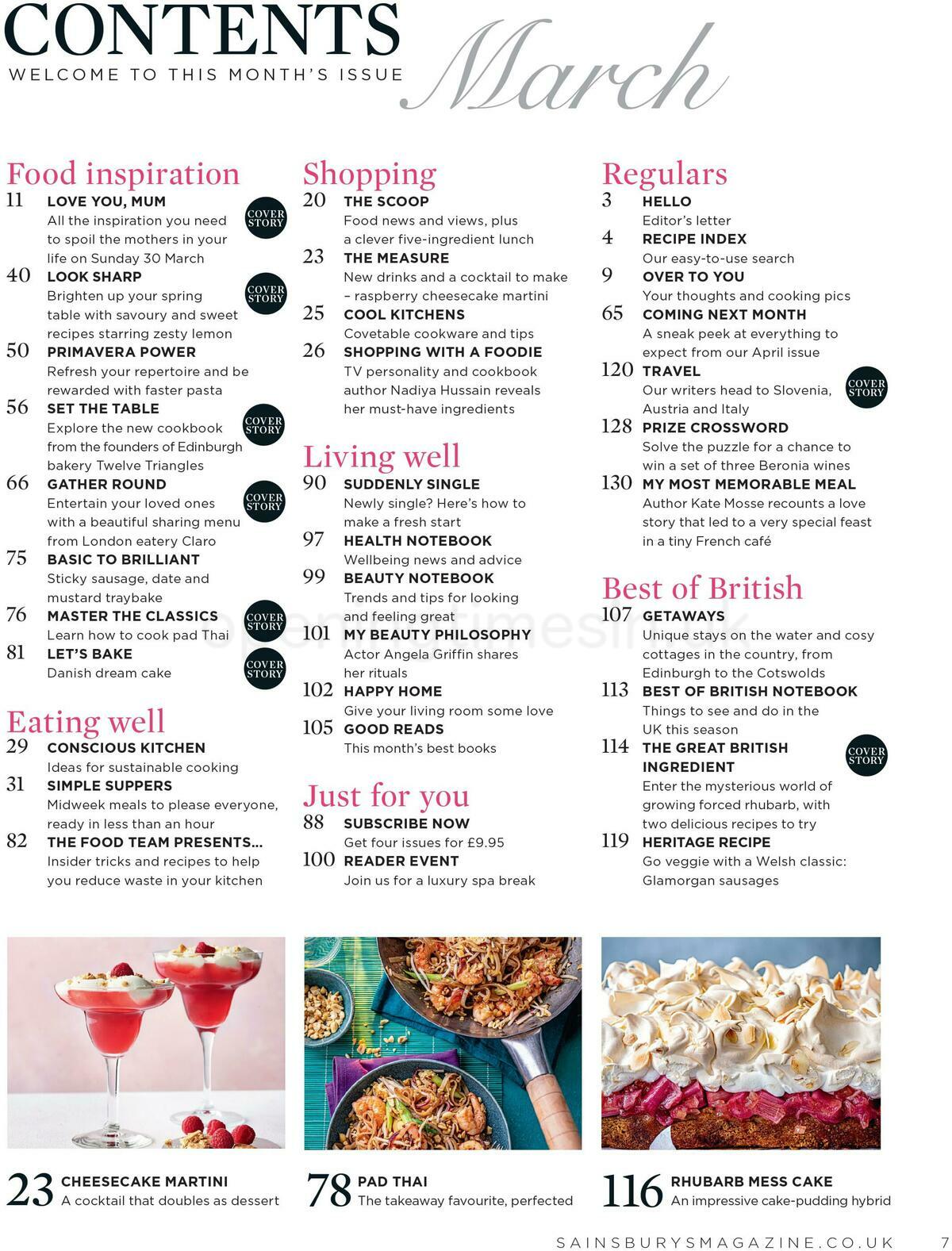 Sainsbury's Magazine March Offers from 10 March