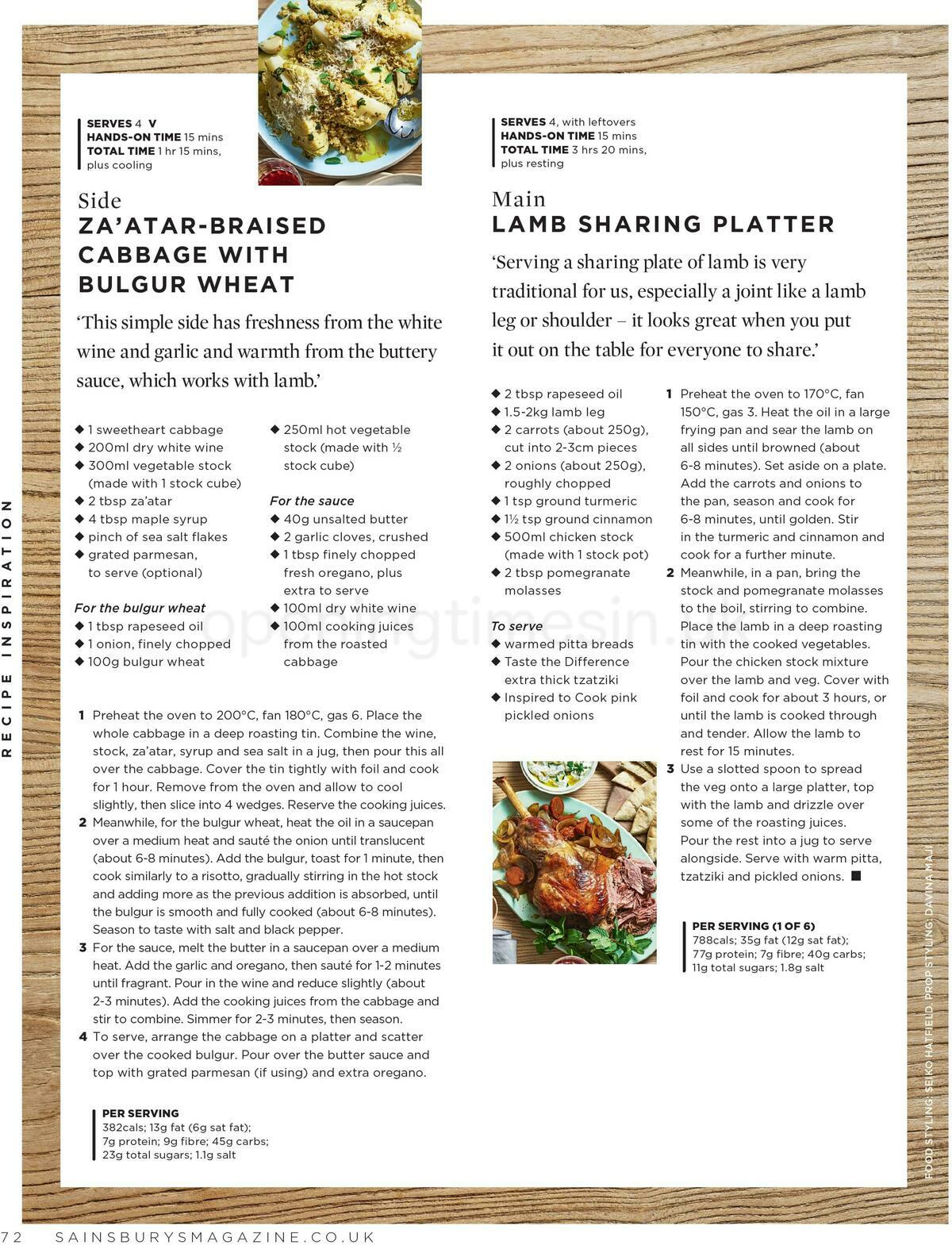 Sainsbury's Magazine March Offers from 10 March