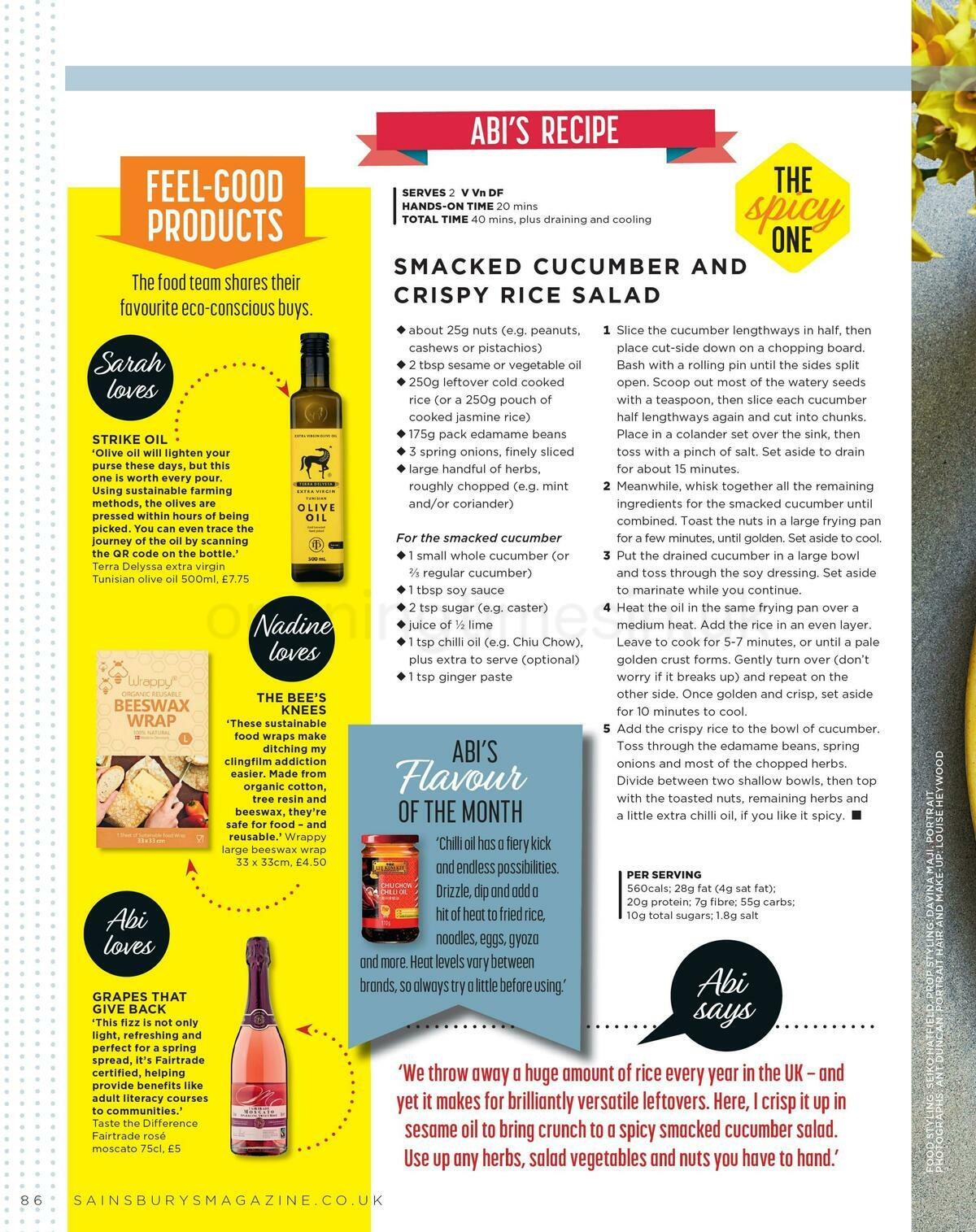 Sainsbury's Magazine March Offers from 10 March