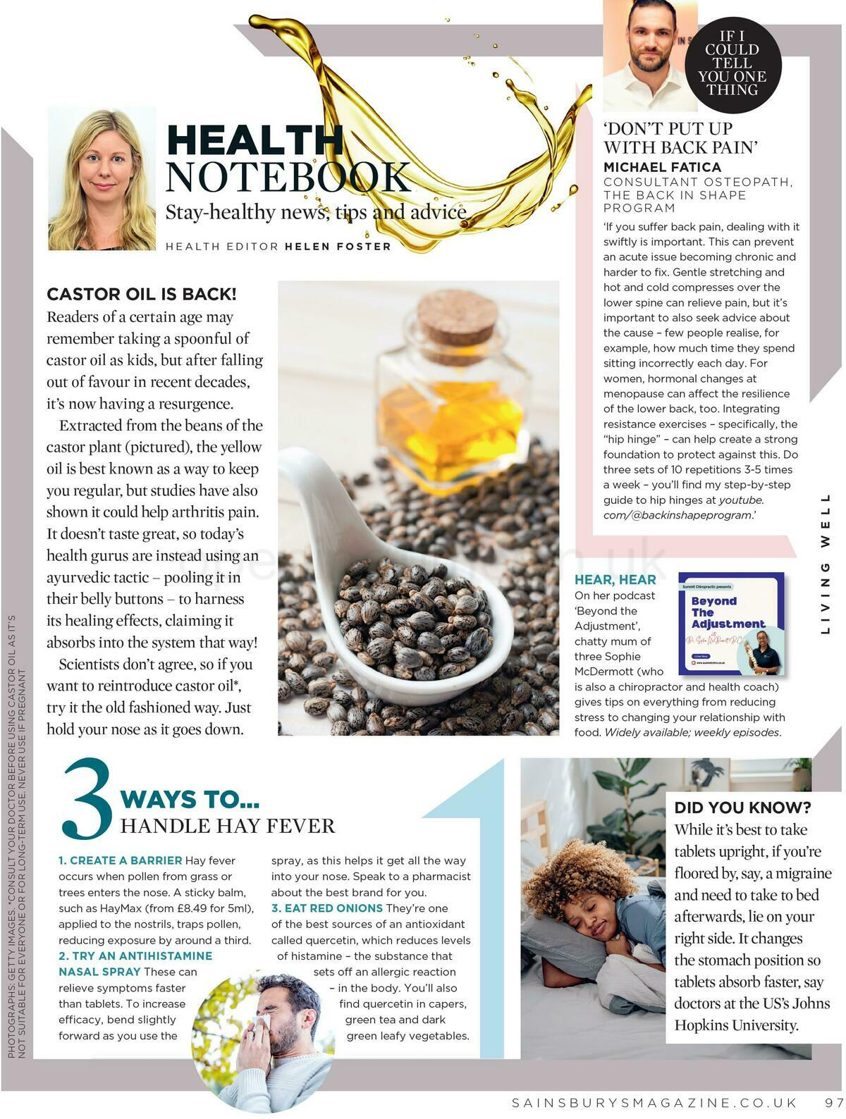 Sainsbury's Magazine March Offers from 10 March