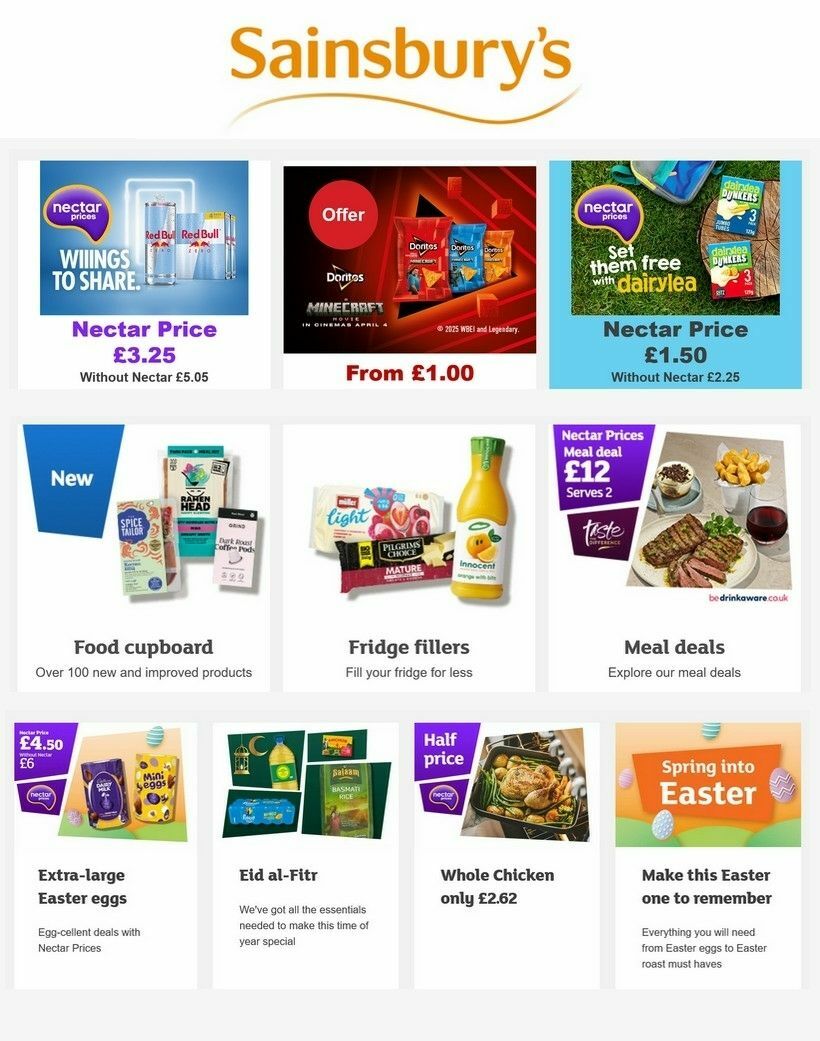Sainsbury's Offers from 28 March