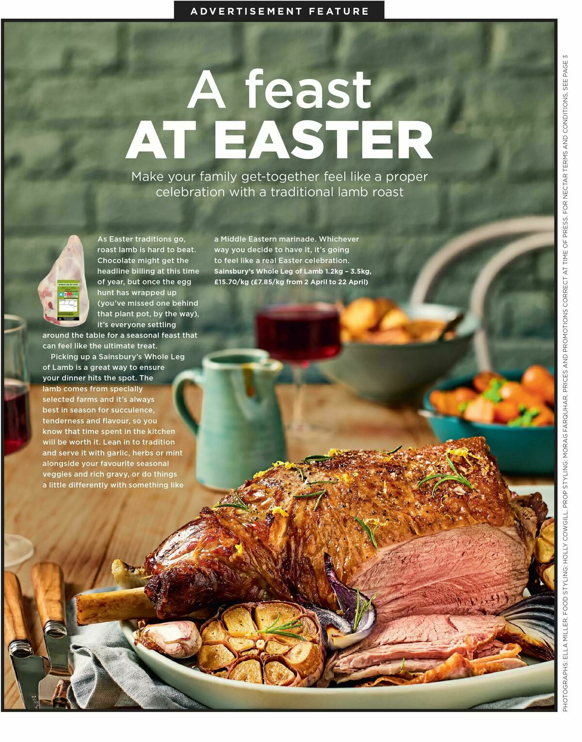 Sainsbury's Magazine April Offers from 1 April