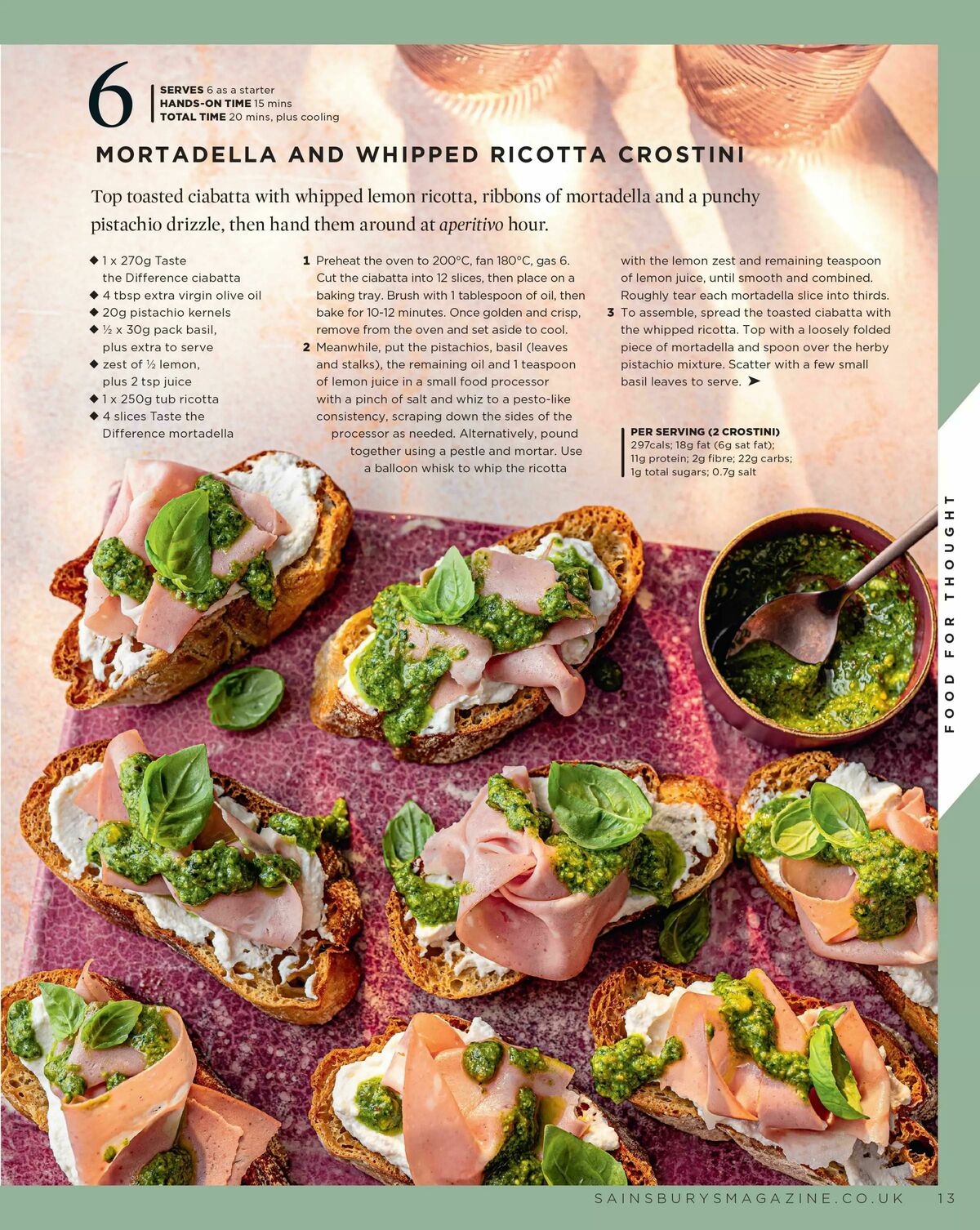 Sainsbury's Magazine April Offers from 1 April