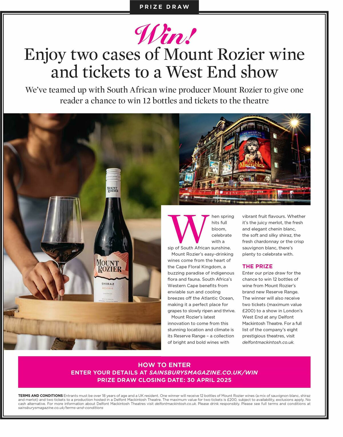 Sainsbury's Magazine April Offers from 1 April