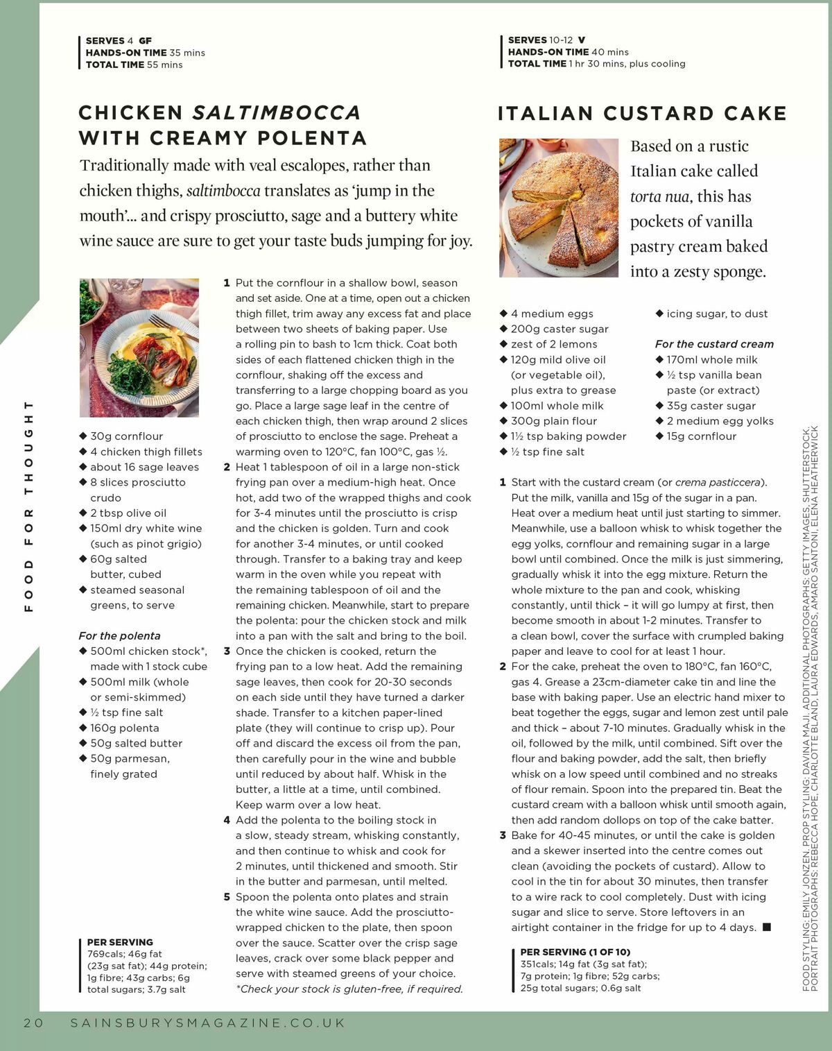 Sainsbury's Magazine April Offers from 1 April