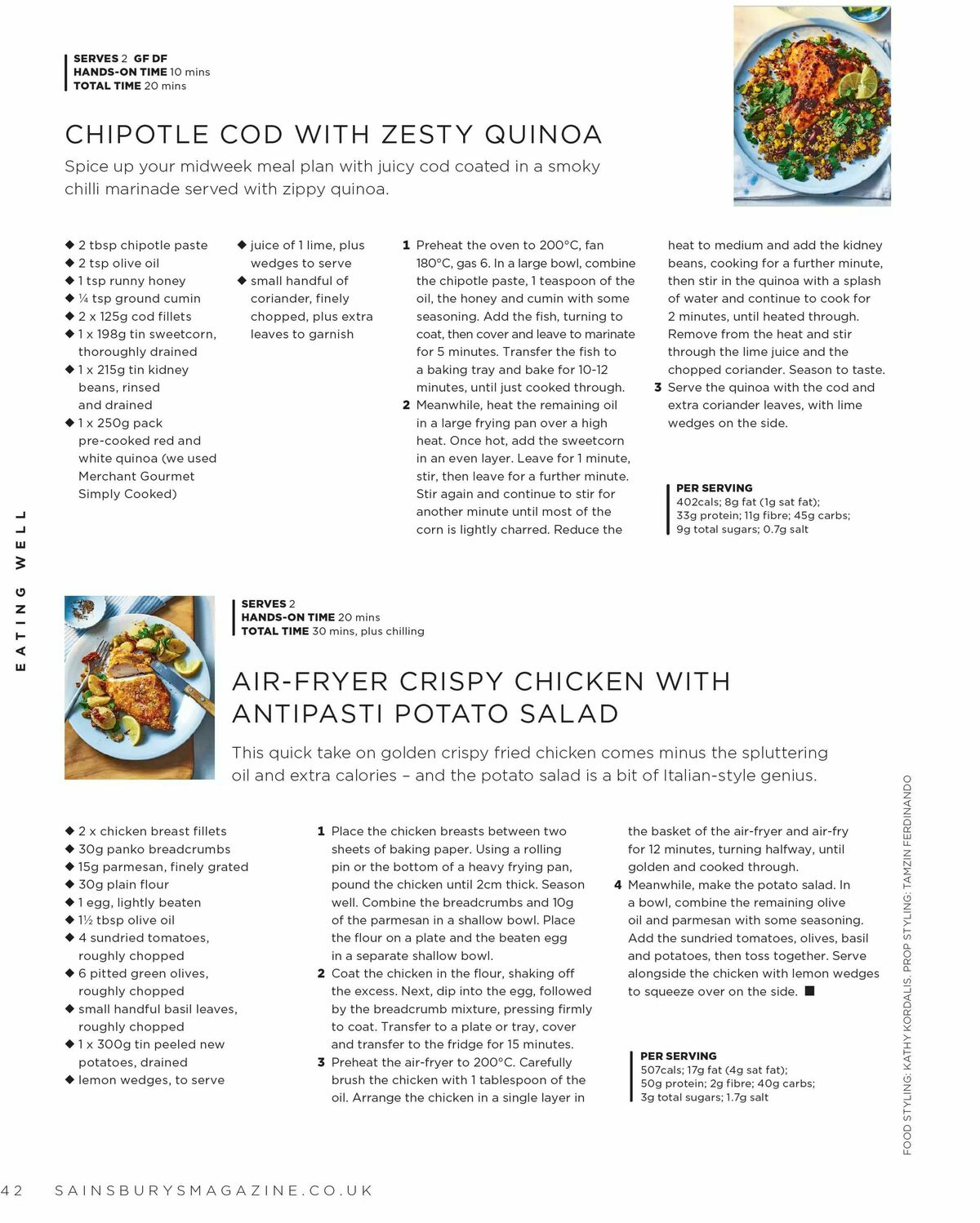 Sainsbury's Magazine April Offers from 1 April