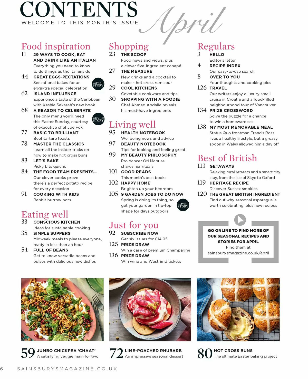 Sainsbury's Magazine April Offers from 1 April