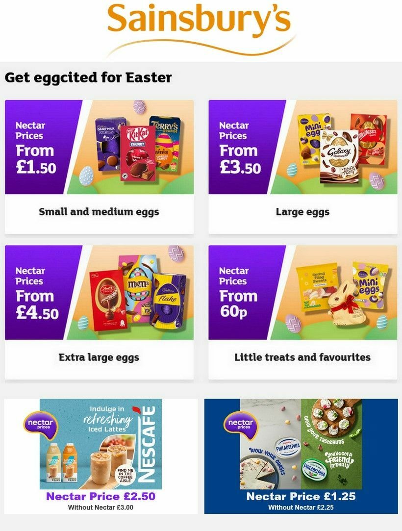 Sainsbury's Offers from 4 April