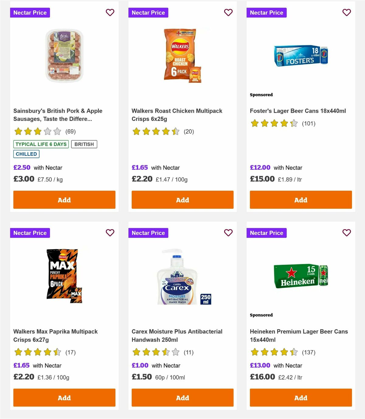 Sainsbury's Offers from 4 April