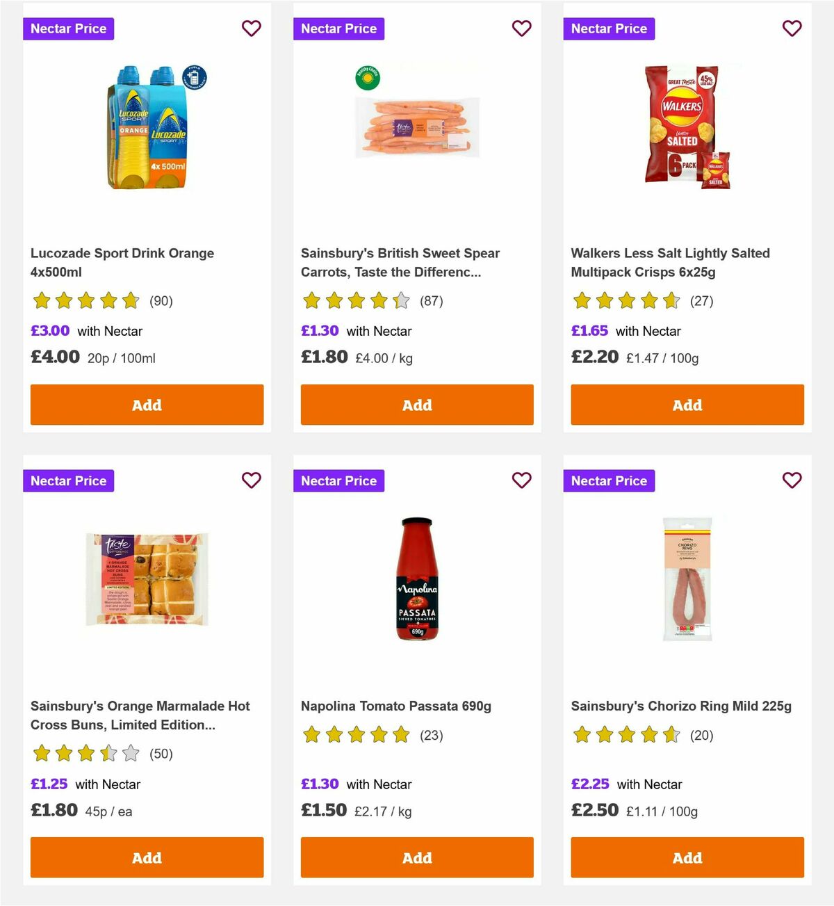 Sainsbury's Offers from 4 April