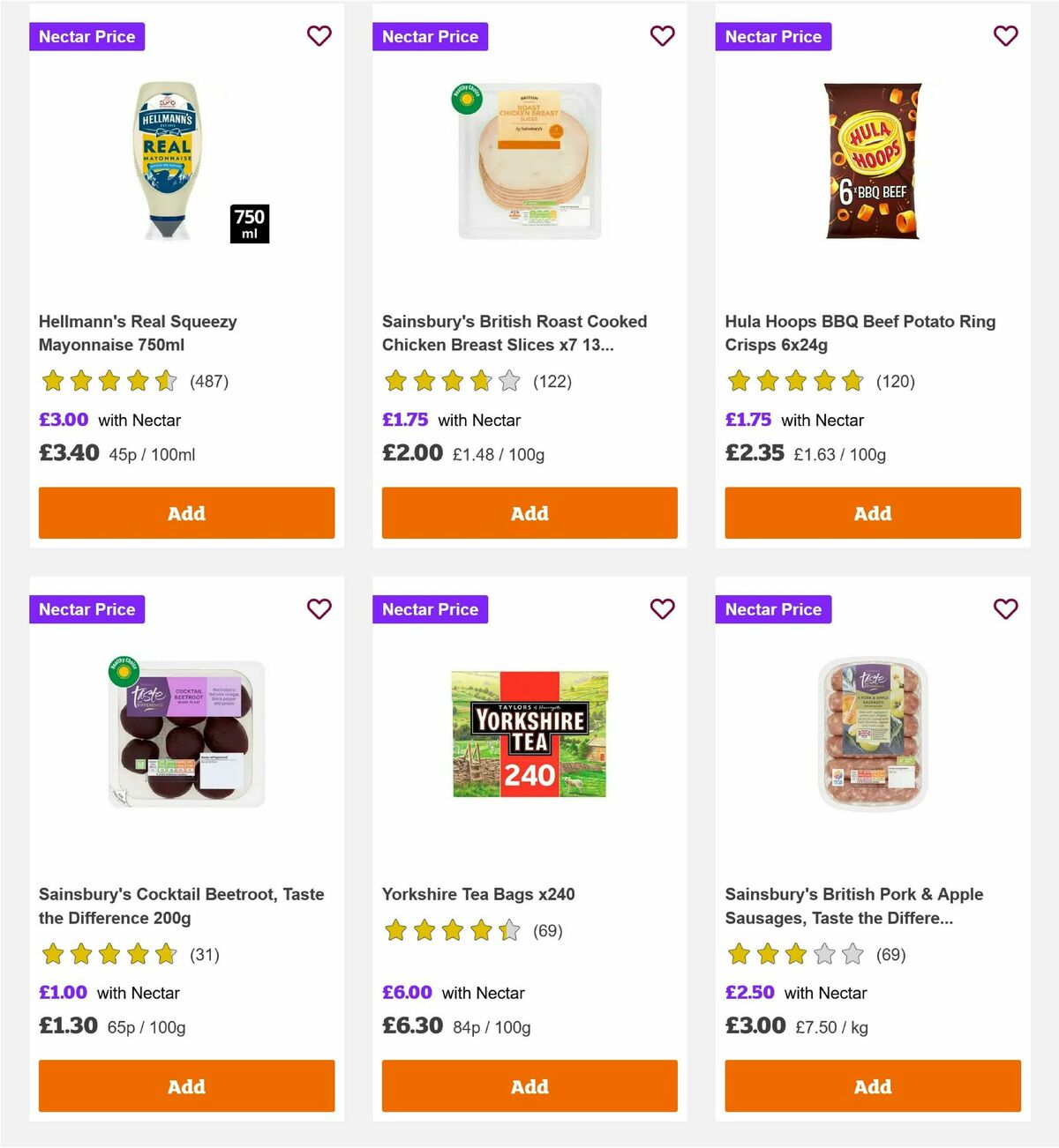 Sainsbury's Offers from 11 April