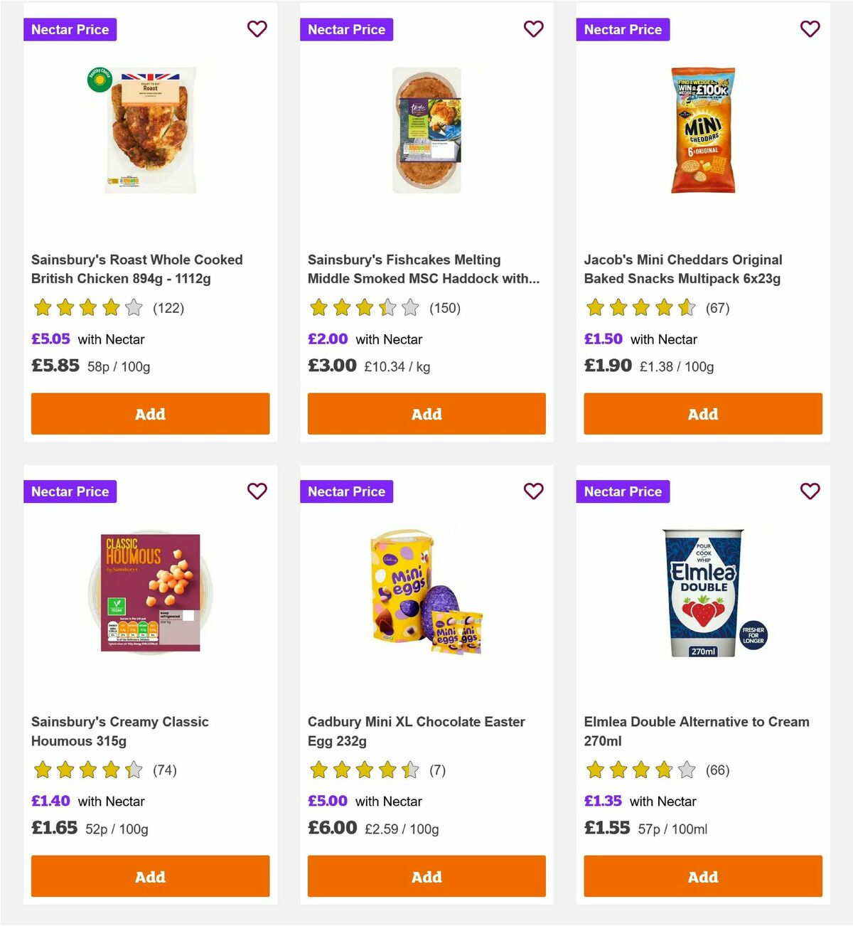 Sainsbury's Offers from 11 April