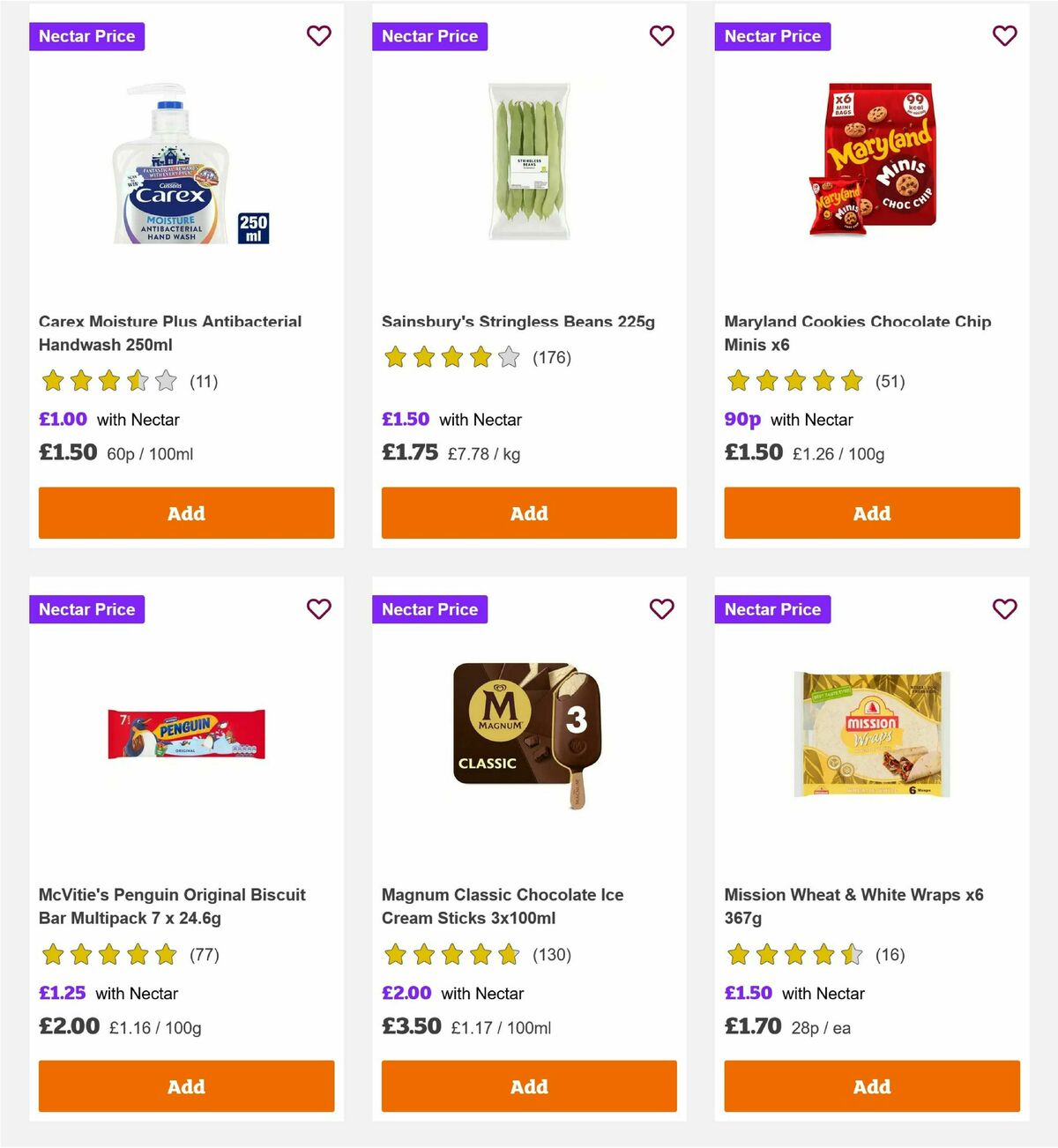 Sainsbury's Offers from 11 April