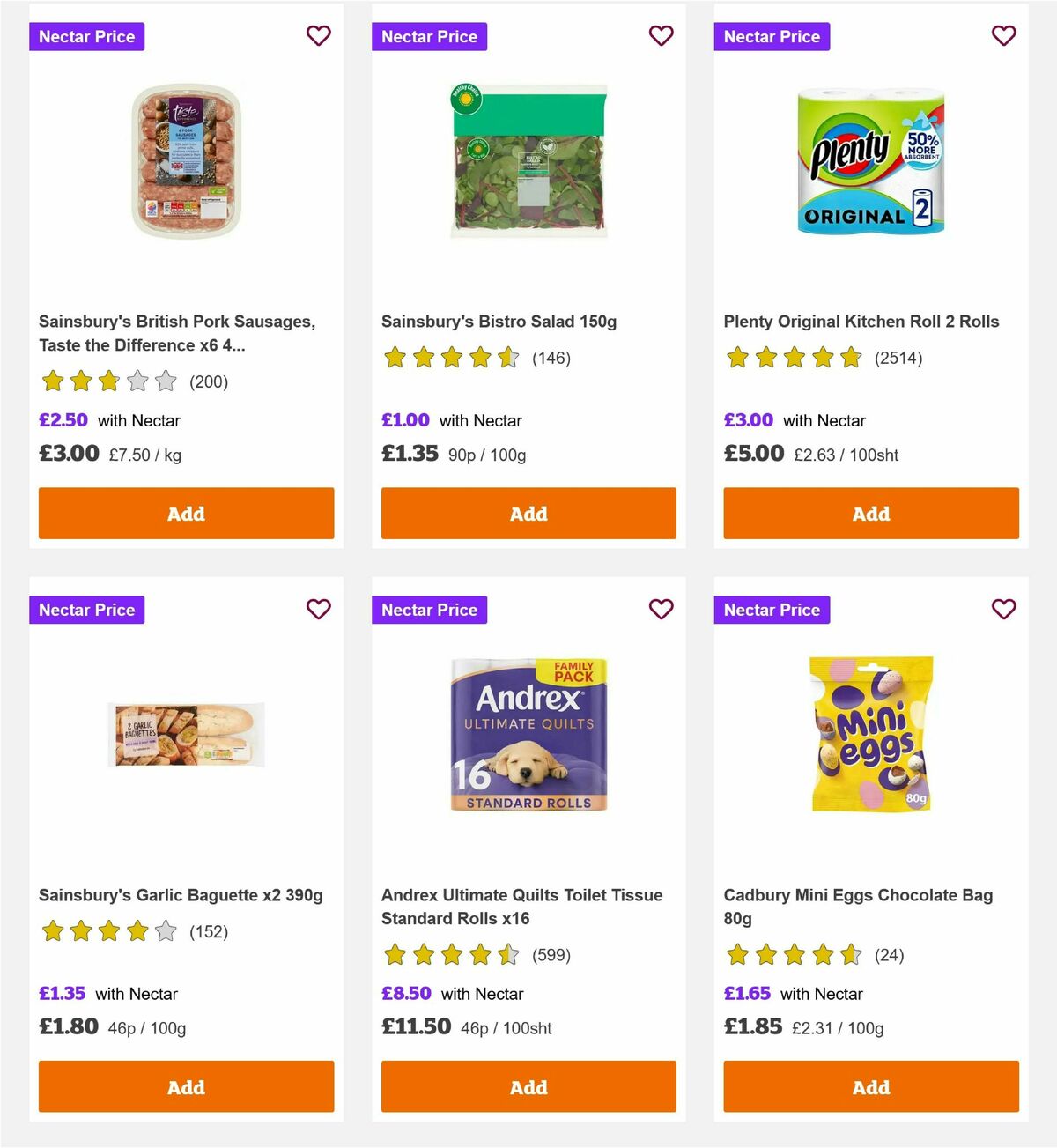 Sainsbury's Offers from 11 April