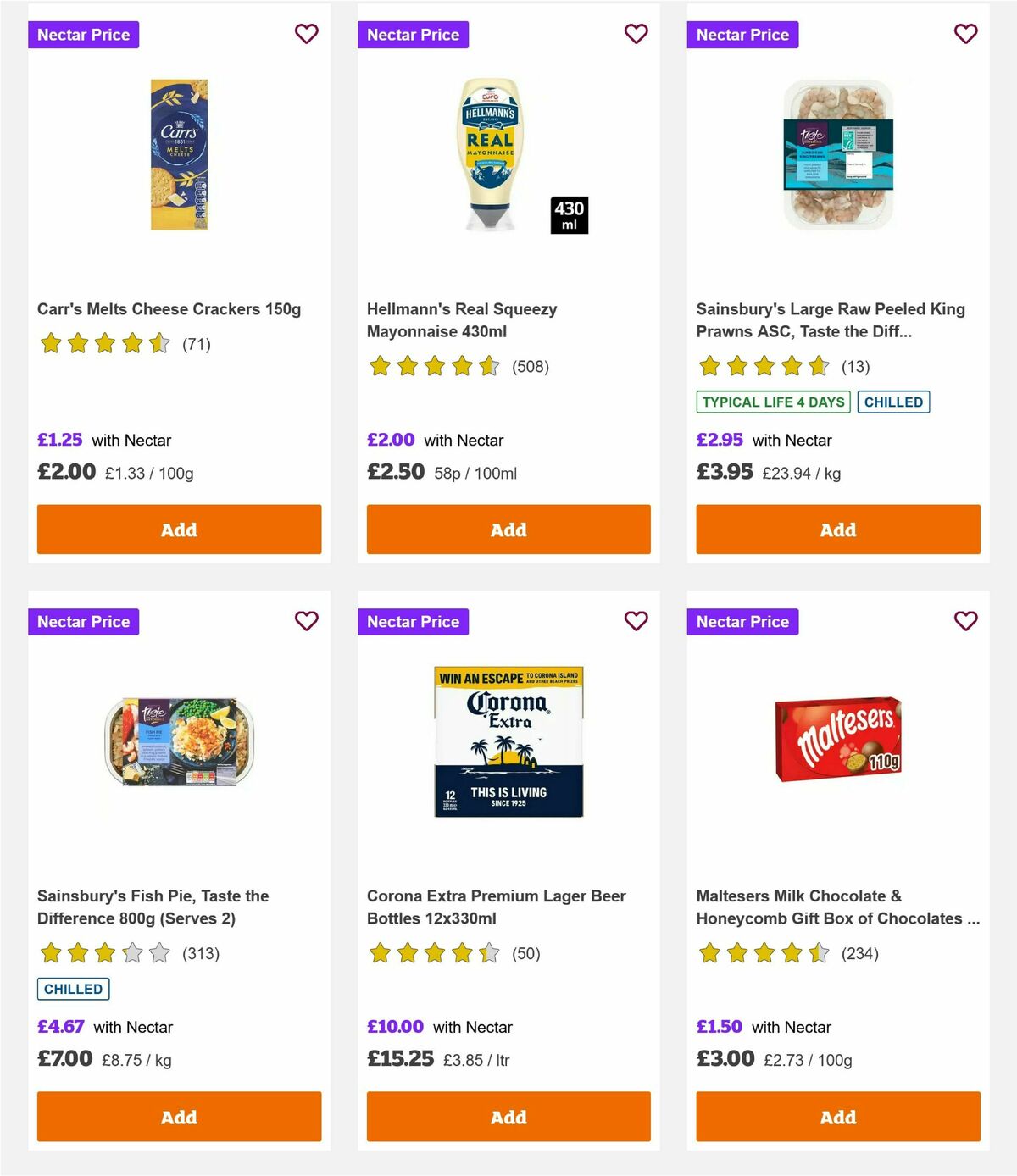 Sainsbury's Offers from 18 April