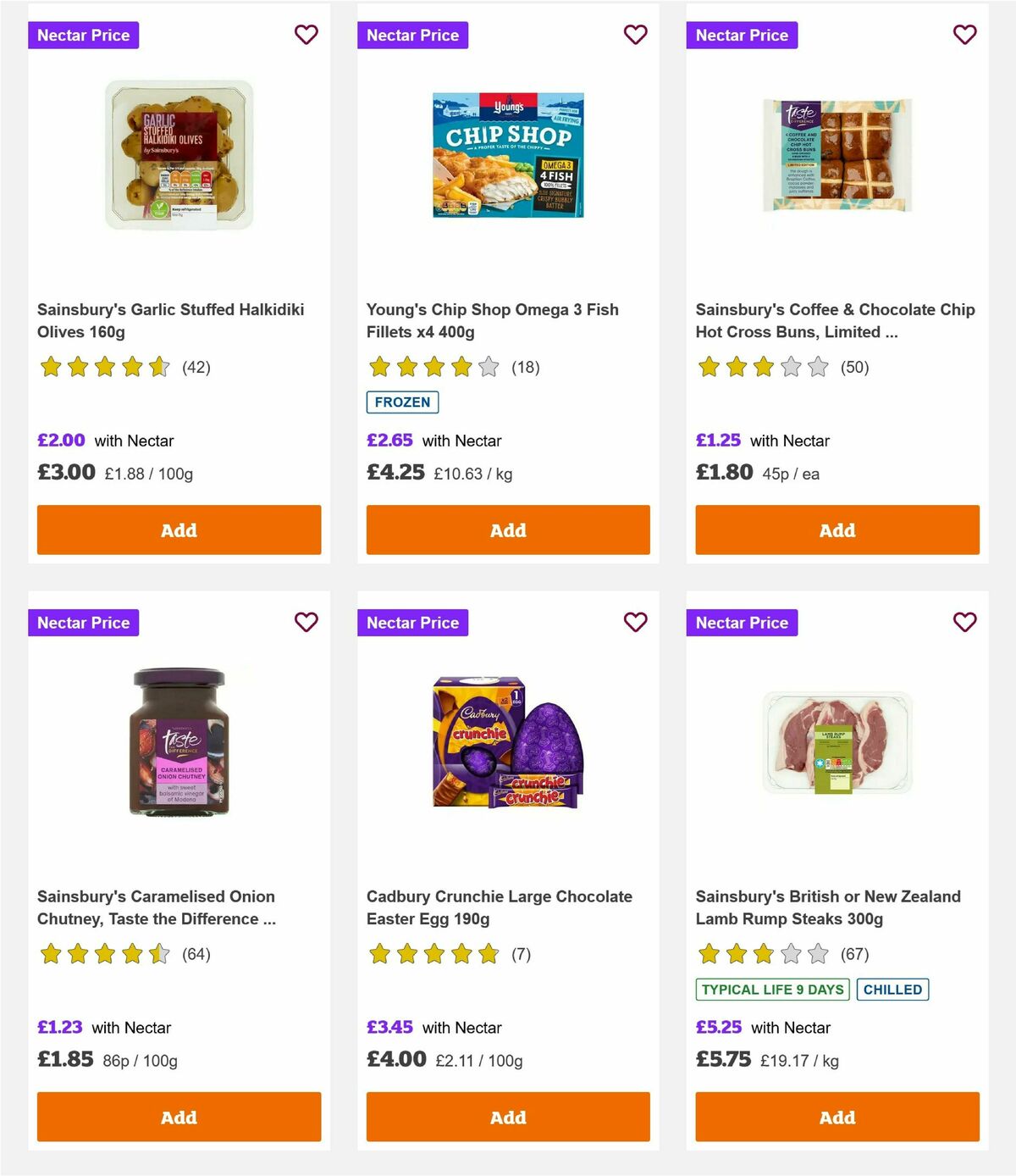 Sainsbury's Offers from 18 April