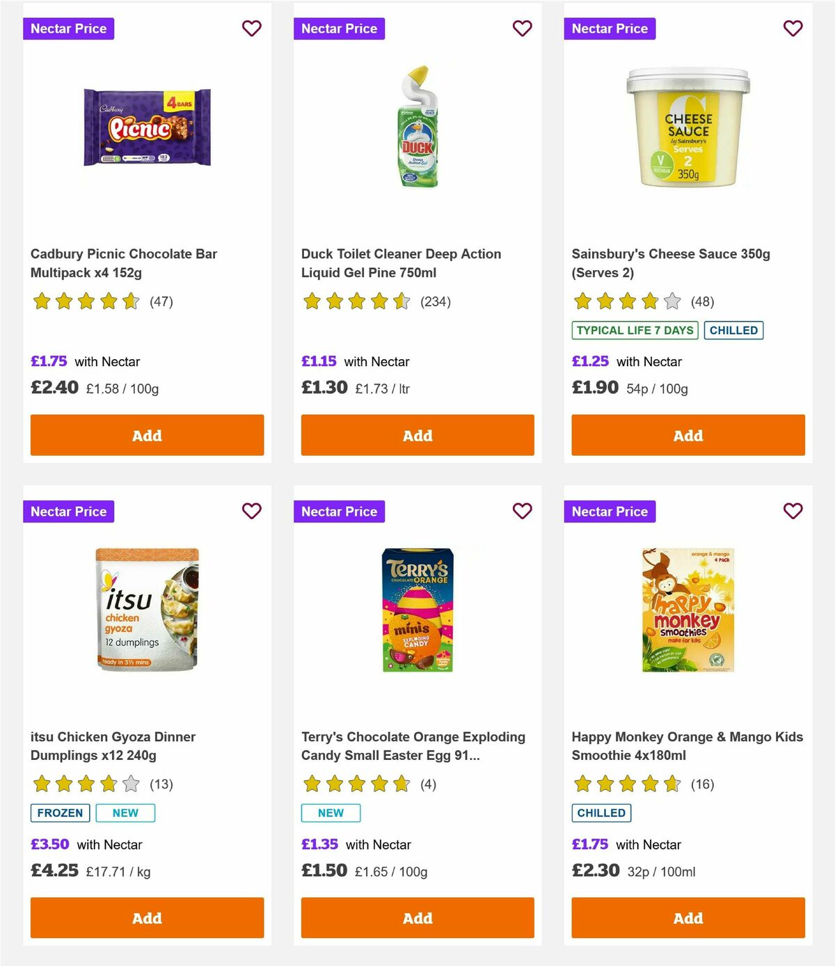 Sainsbury's Offers from 18 April