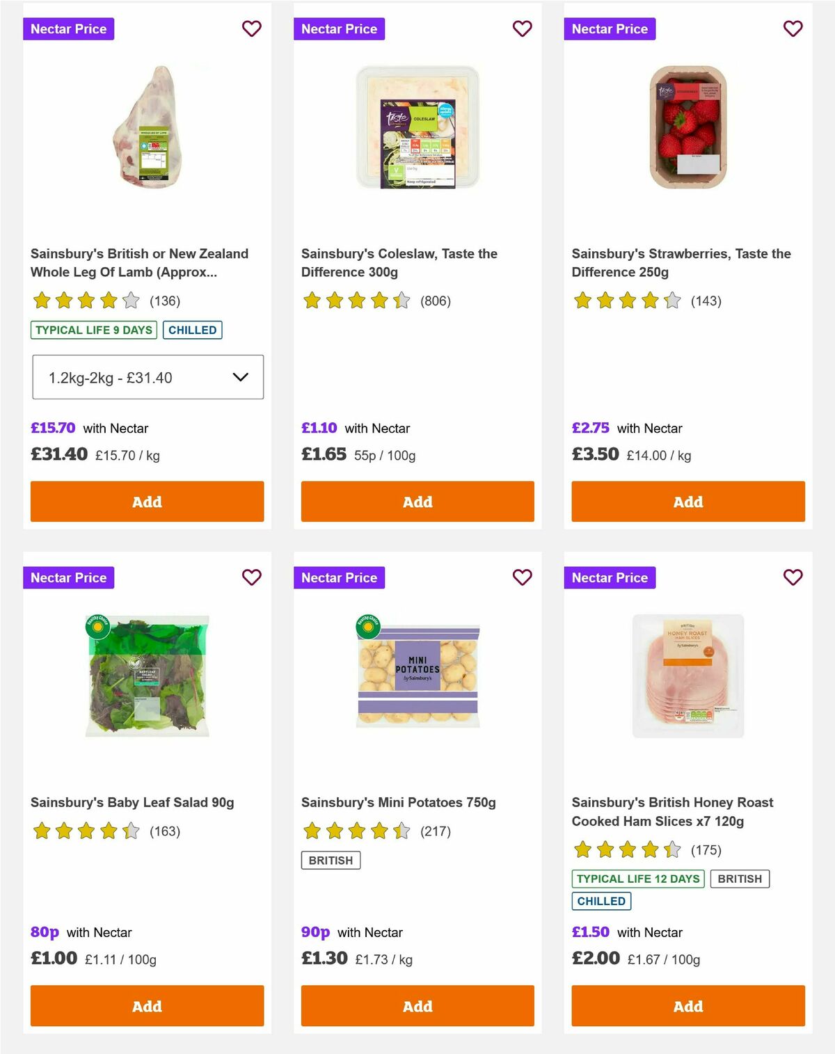 Sainsbury's Offers from 18 April