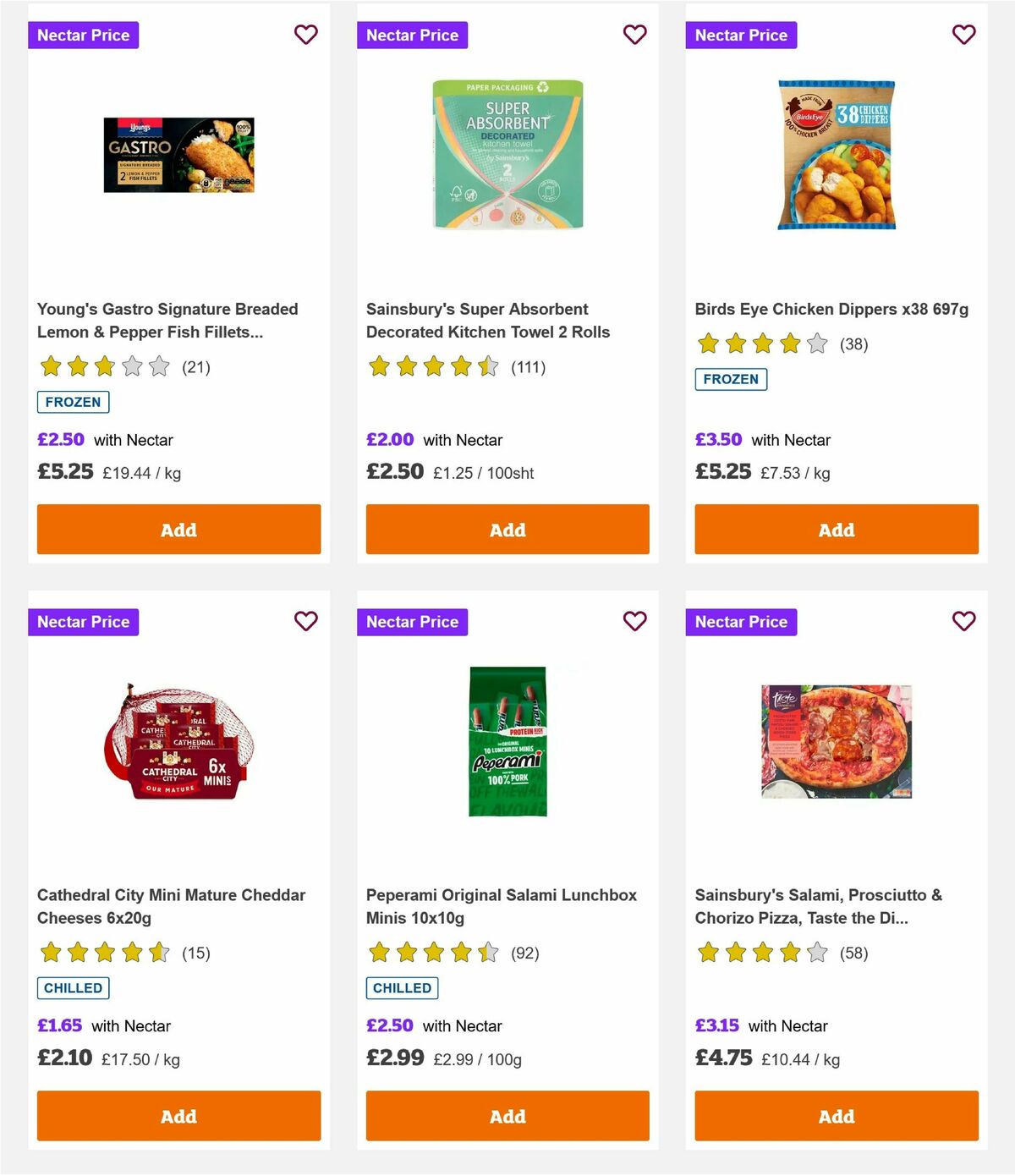 Sainsbury's Offers from 30 April