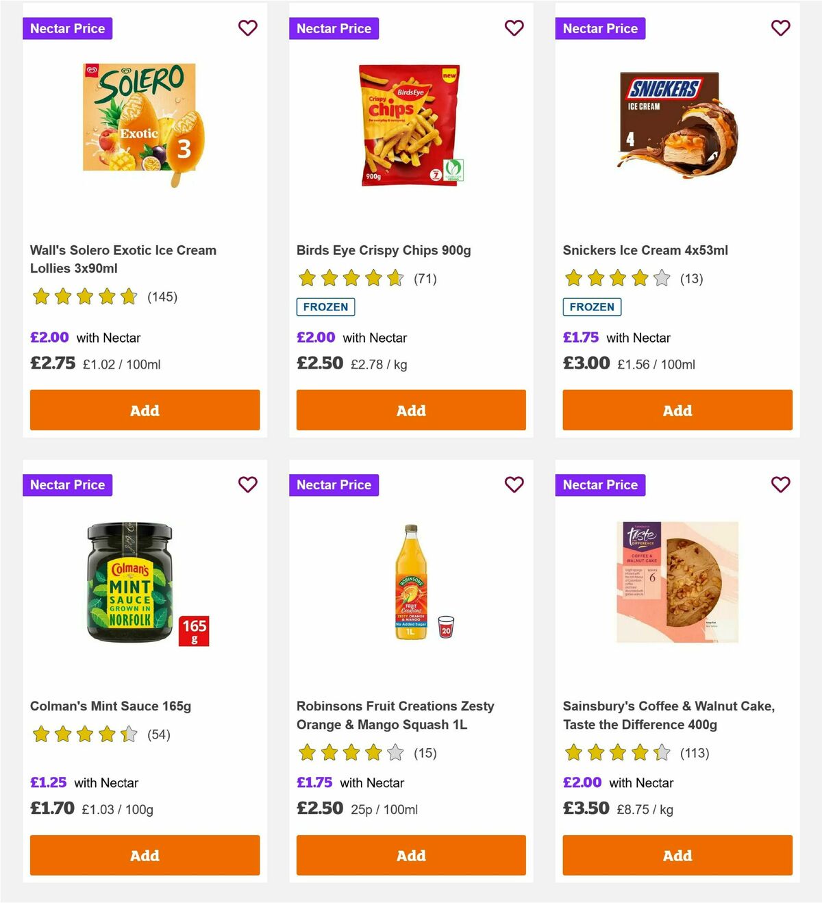 Sainsbury's Offers from 30 April