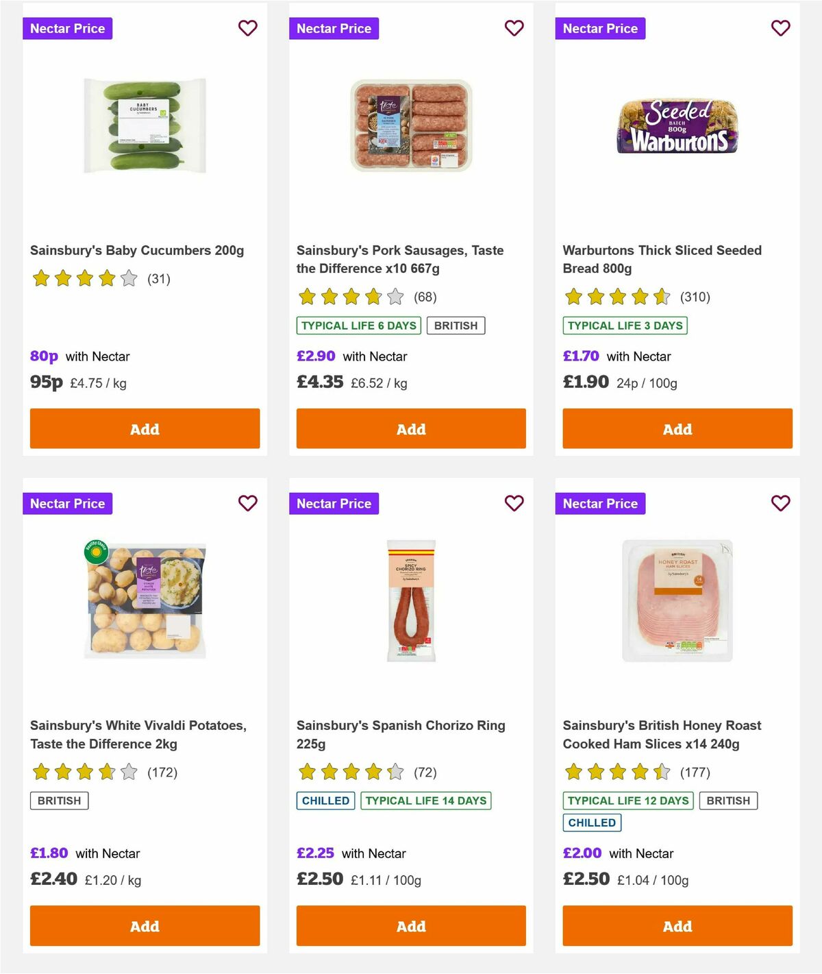 Sainsbury's Offers from 30 April