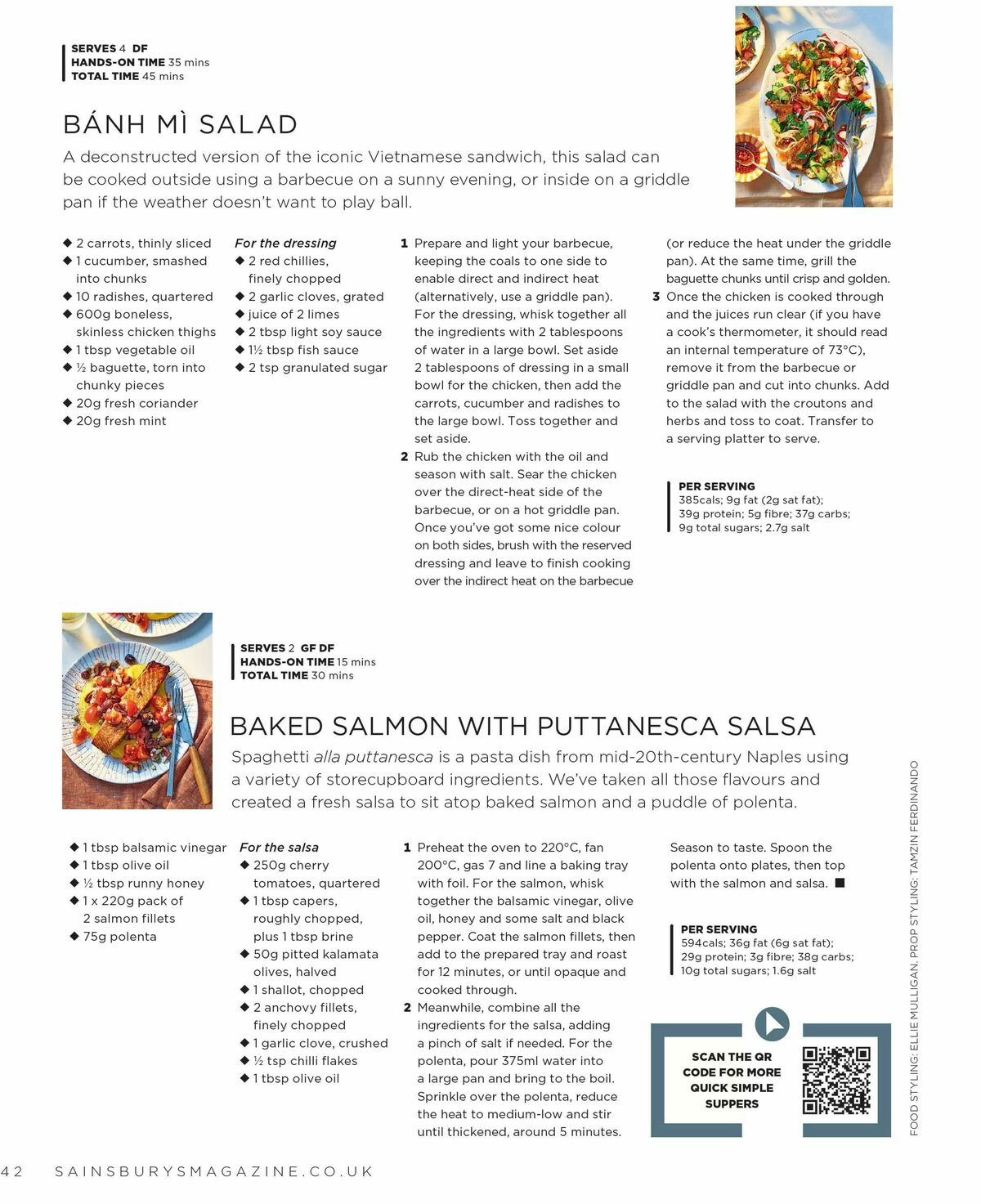 Sainsbury's Magazine May Offers from 1 May